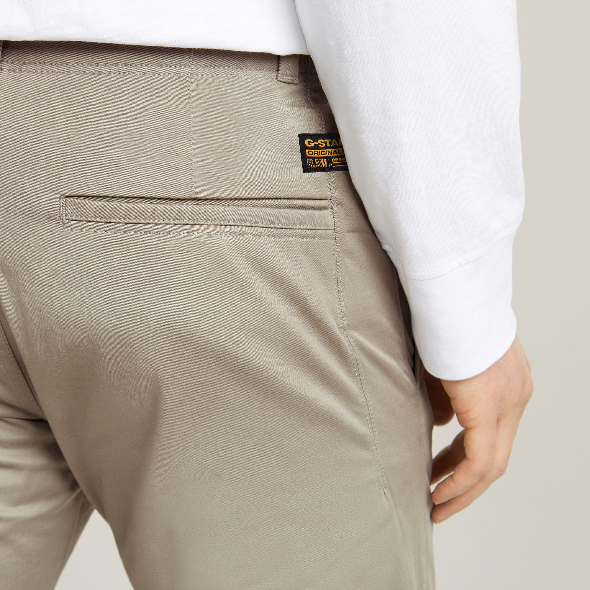 G-Star RAW Mosa Straight Chino Beige Heren