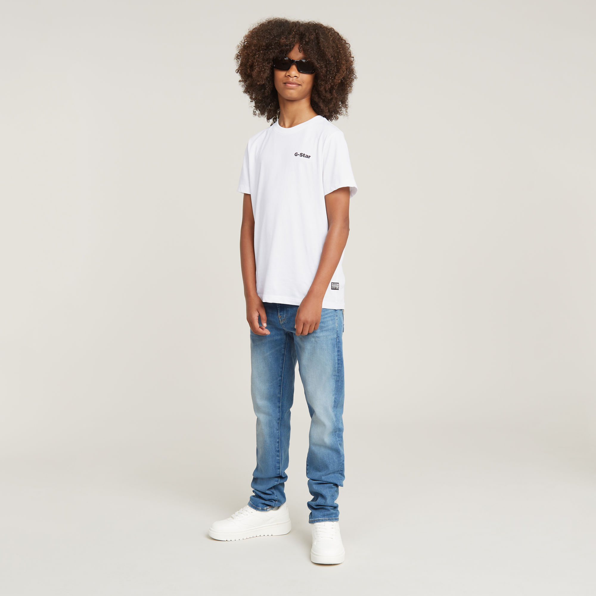 Thumbnail - Jungen T-Shirt Regular - Weiß - jungen