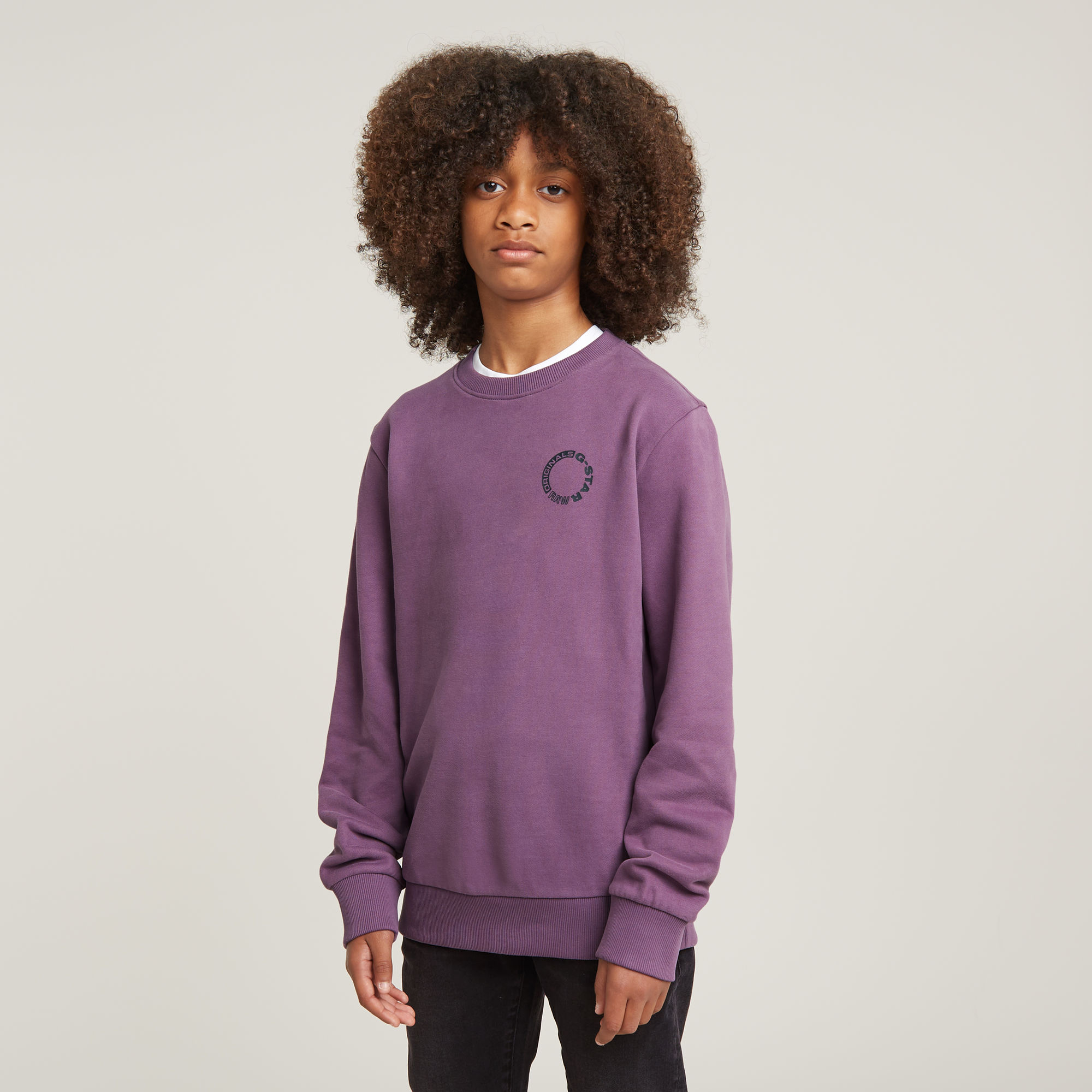 

Boys Sweater Unbrushed - Purple - boys