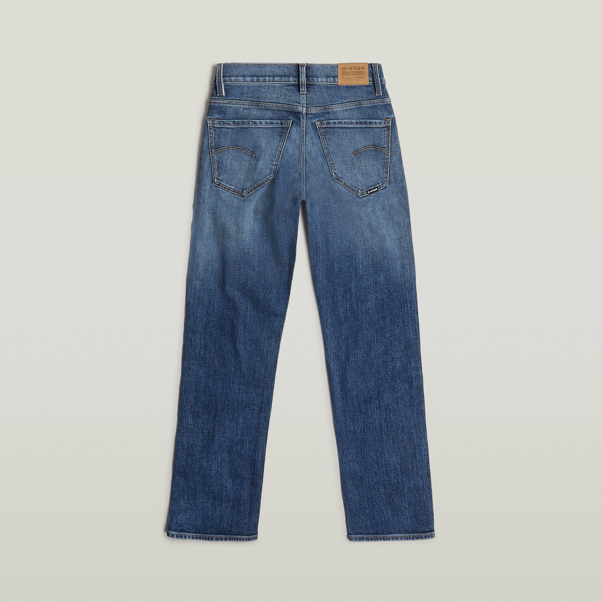 G-Star RAW Jongens Premium Mosa Straight Jeans Midden blauw jongens