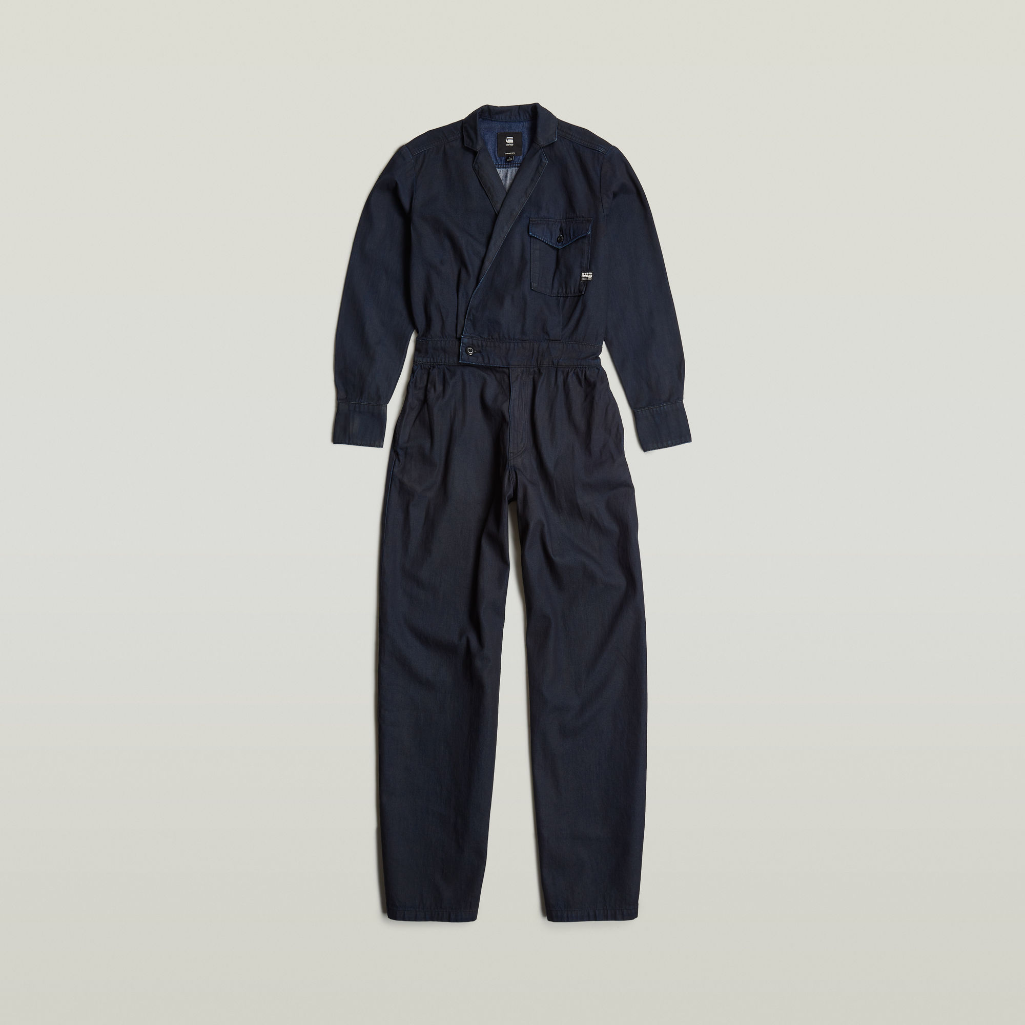 G-Star RAW Jumpsuit Tailored Wrap Donkerblauw Dames