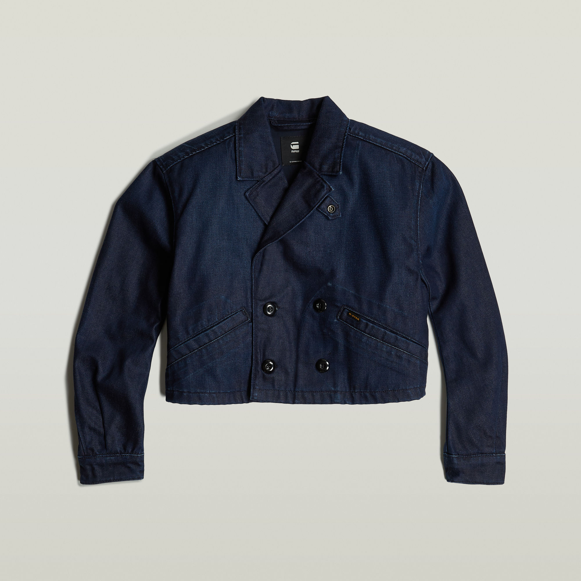 G-Star RAW Cropped Peacoat Jack Donkerblauw Dames