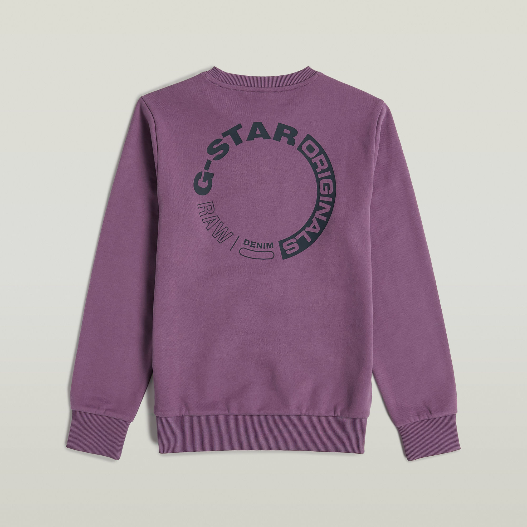G-Star RAW Jongens Sweater Unbrushed Paars jongens
