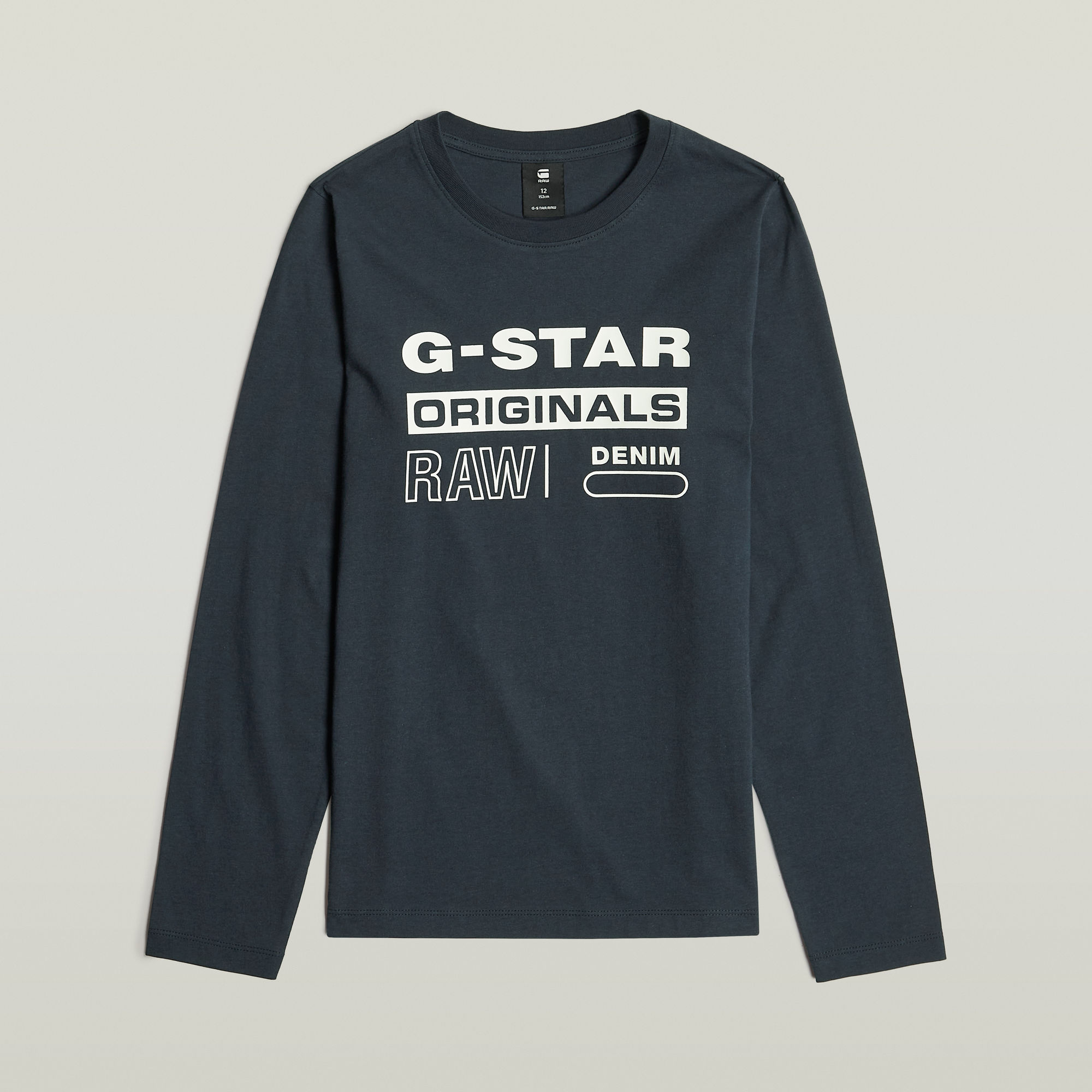 G-Star RAW Jongens T-Shirt Regular Donkerblauw jongens