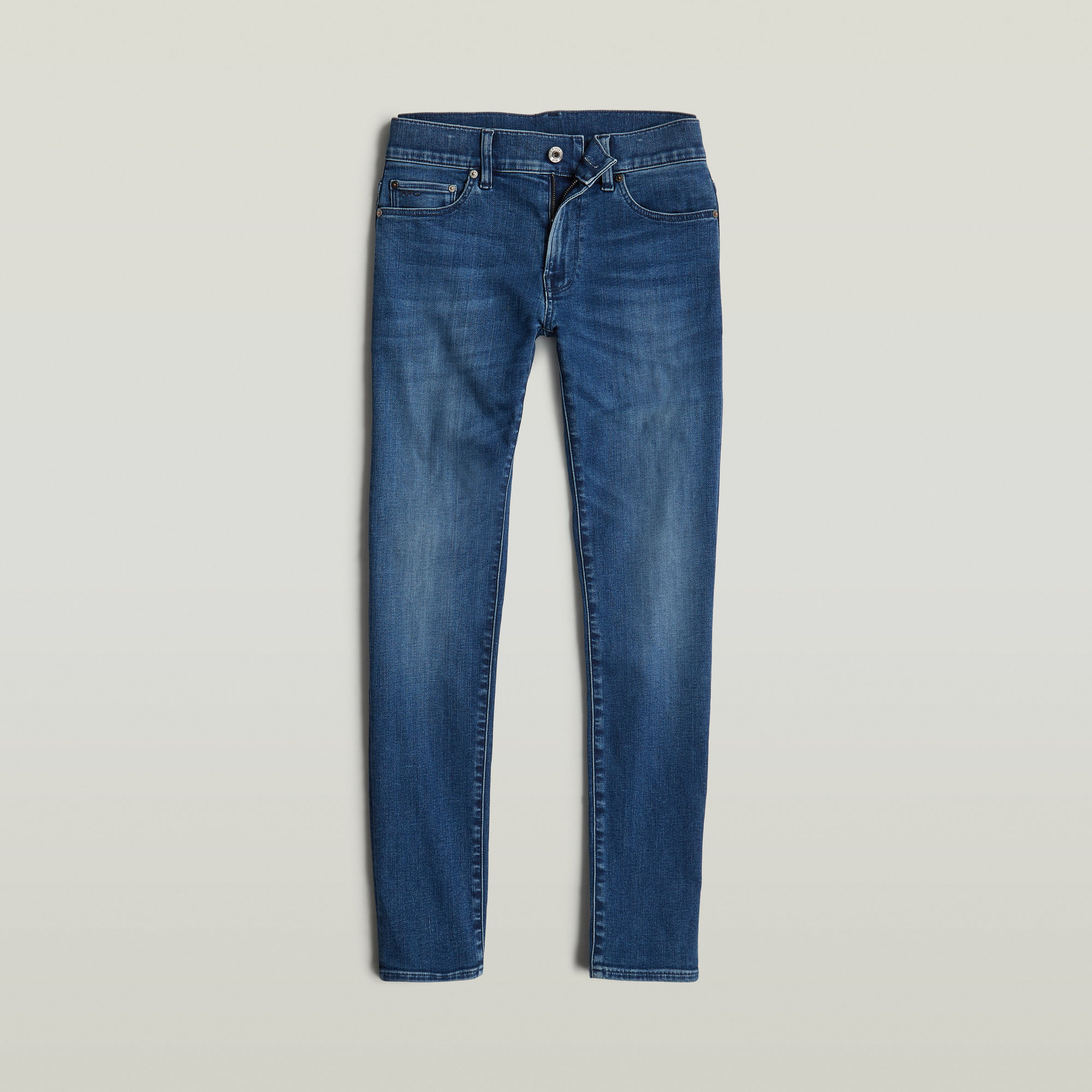 G-Star RAW Jongens 3301 Slim Jeans Midden blauw jongens