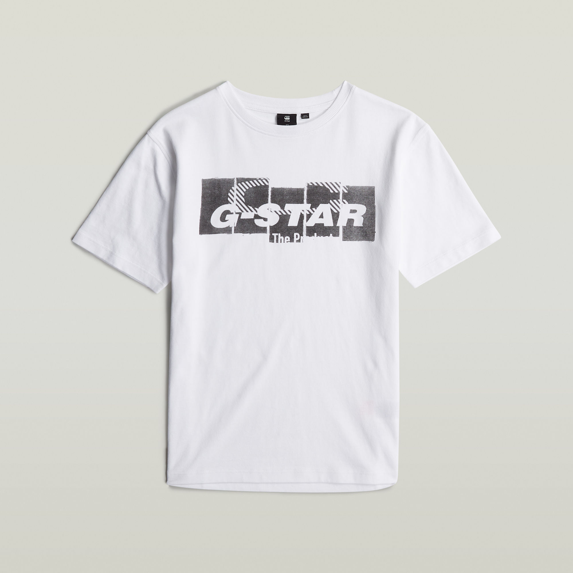 G-Star RAW Jongens T-Shirt Boxy Wit jongens