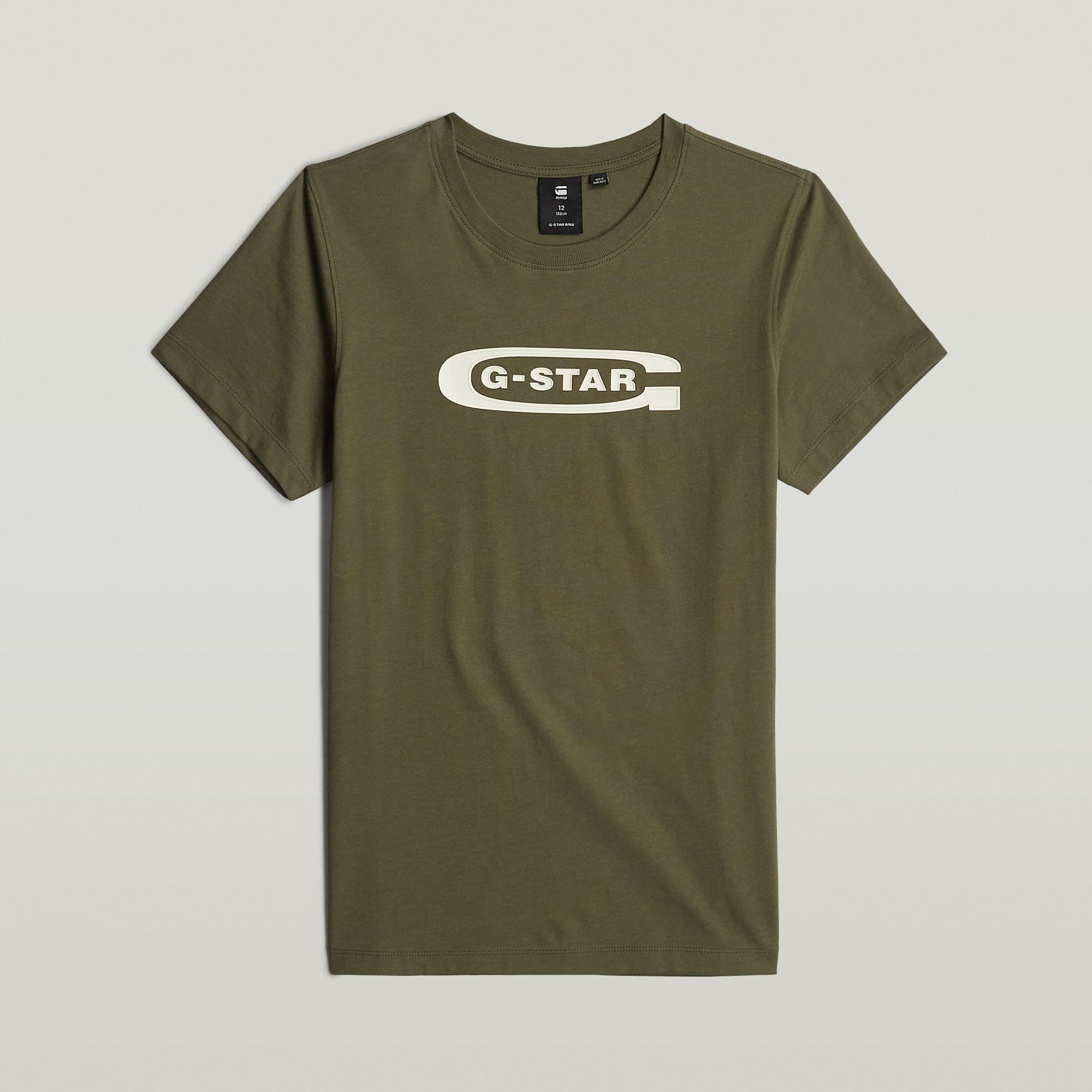 G-Star RAW Jongens T-Shirt Regular Groen jongens