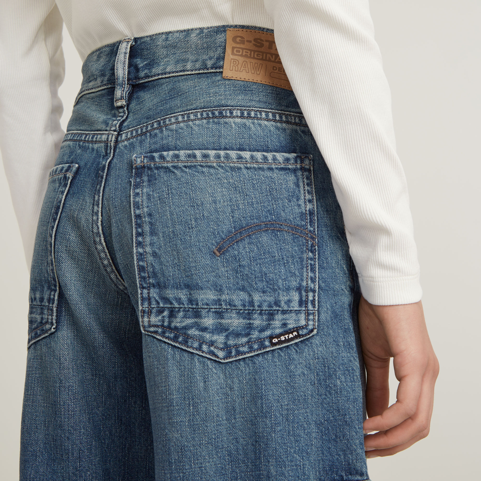 G-Star RAW Meisjes Mega Cargo Broek Midden blauw meisjes