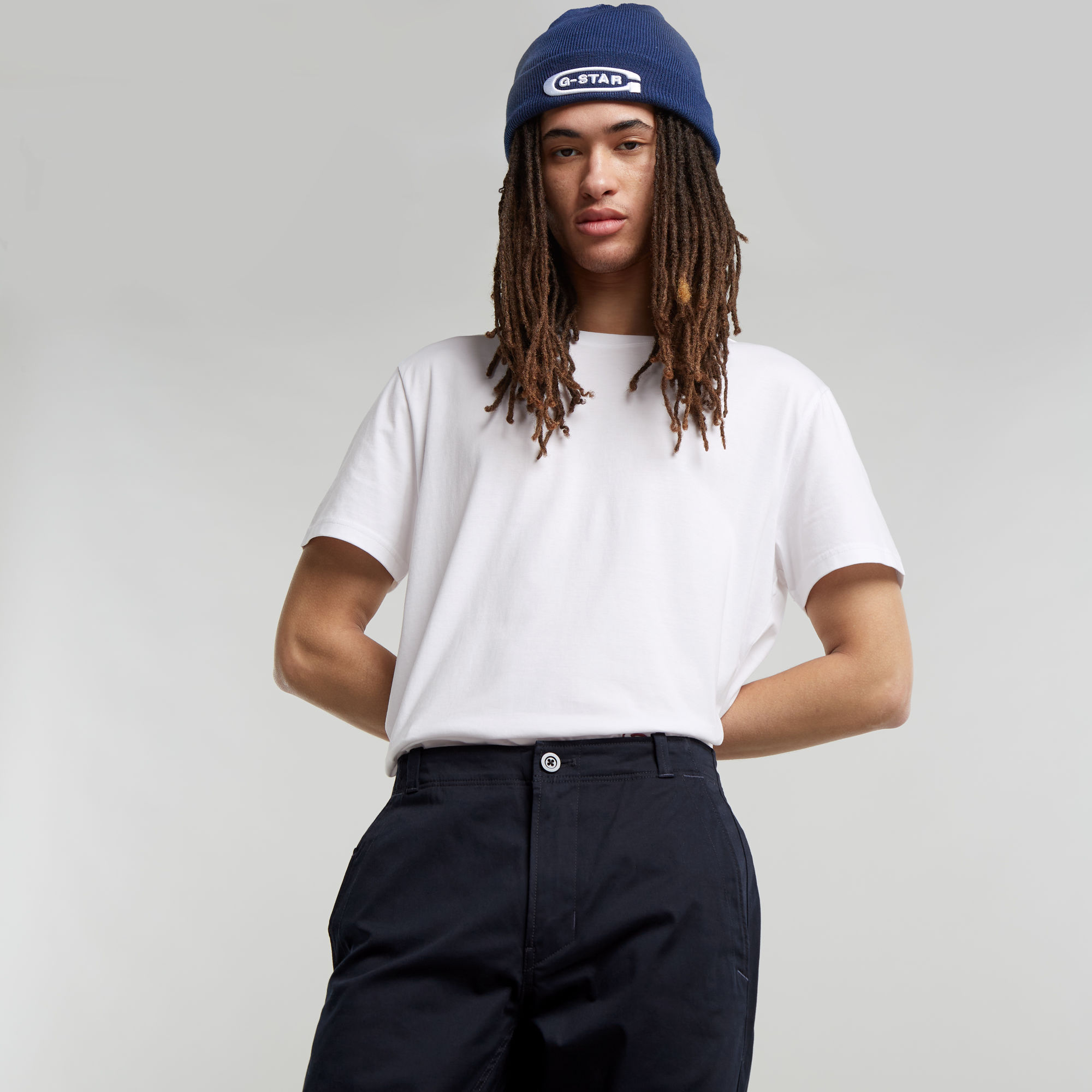 G-Star RAW Mosa Straight Chino Donkerblauw Heren