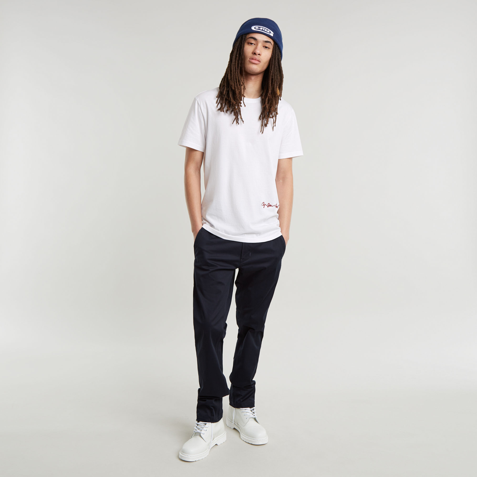 G-Star RAW Mosa Straight Chino Donkerblauw Heren