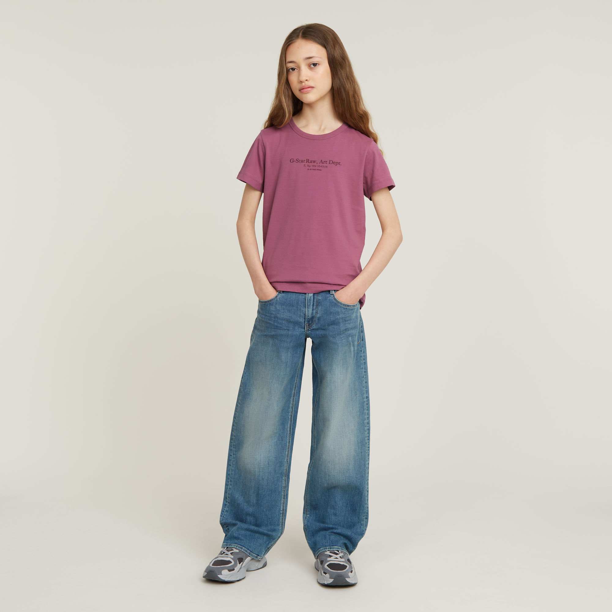 G-Star RAW Meisjes Judee Loose Jeans Midden blauw meisjes