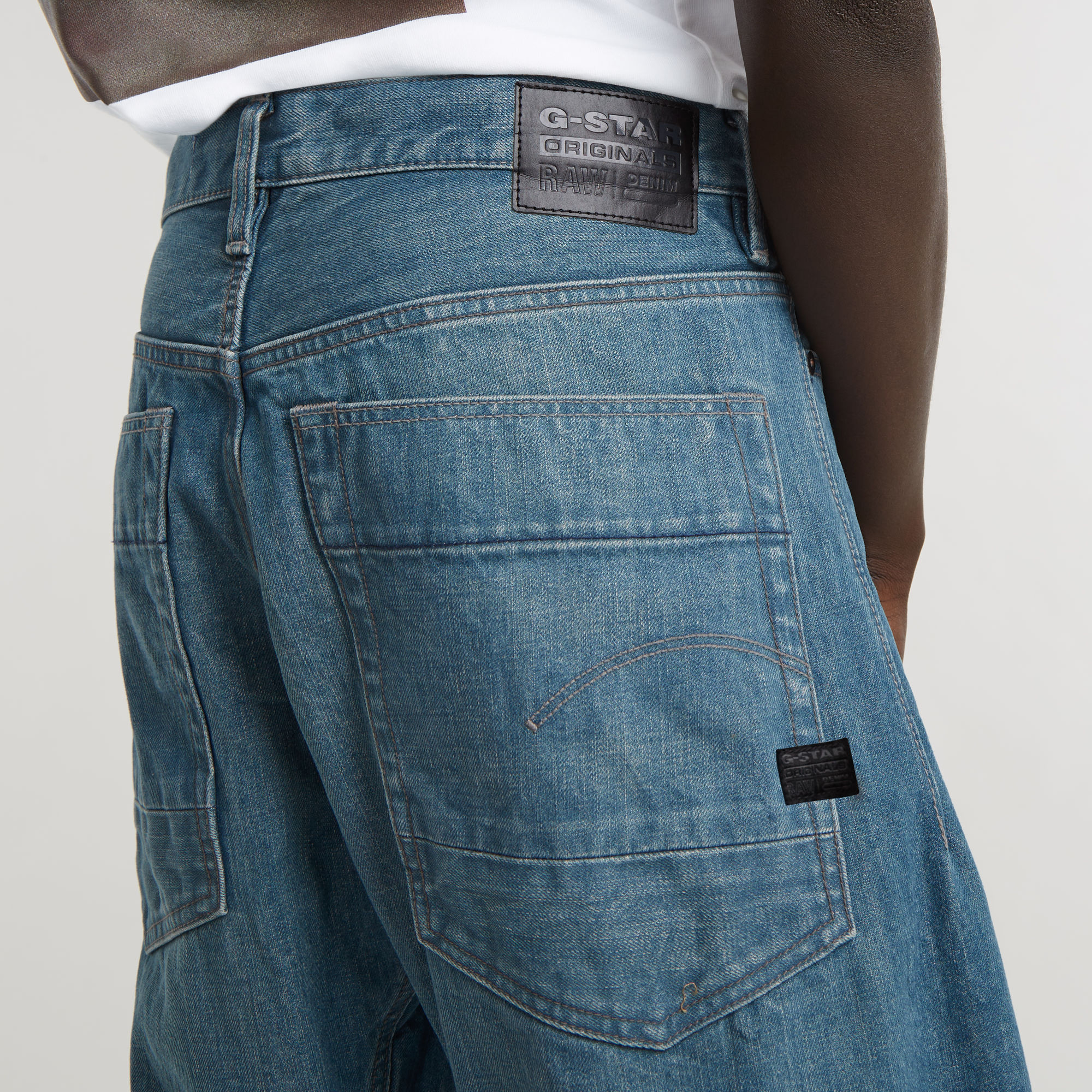 G-Star RAW Bend 3D Loose Jeans Midden blauw Heren