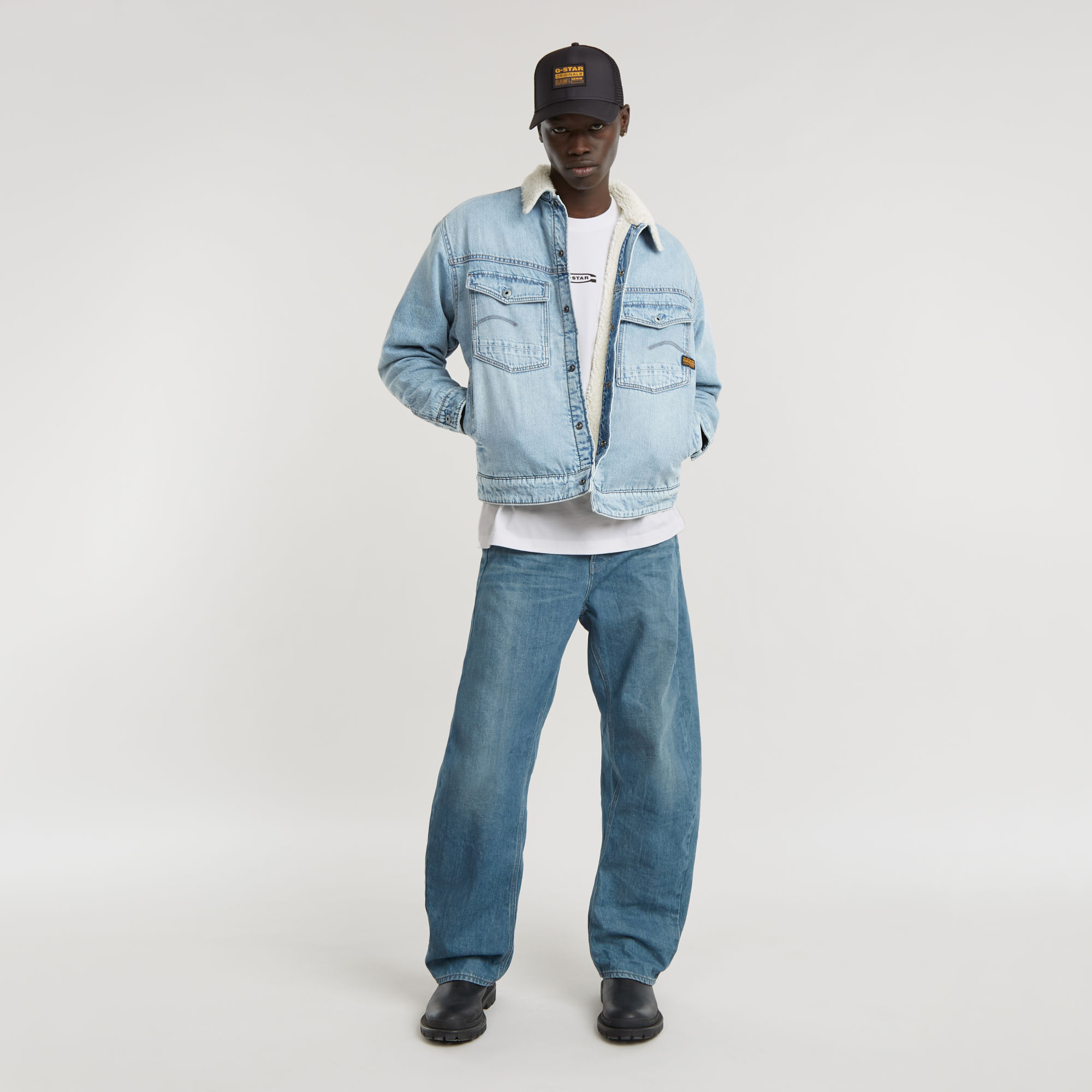 G-Star RAW Bend 3D Loose Jeans Midden blauw Heren