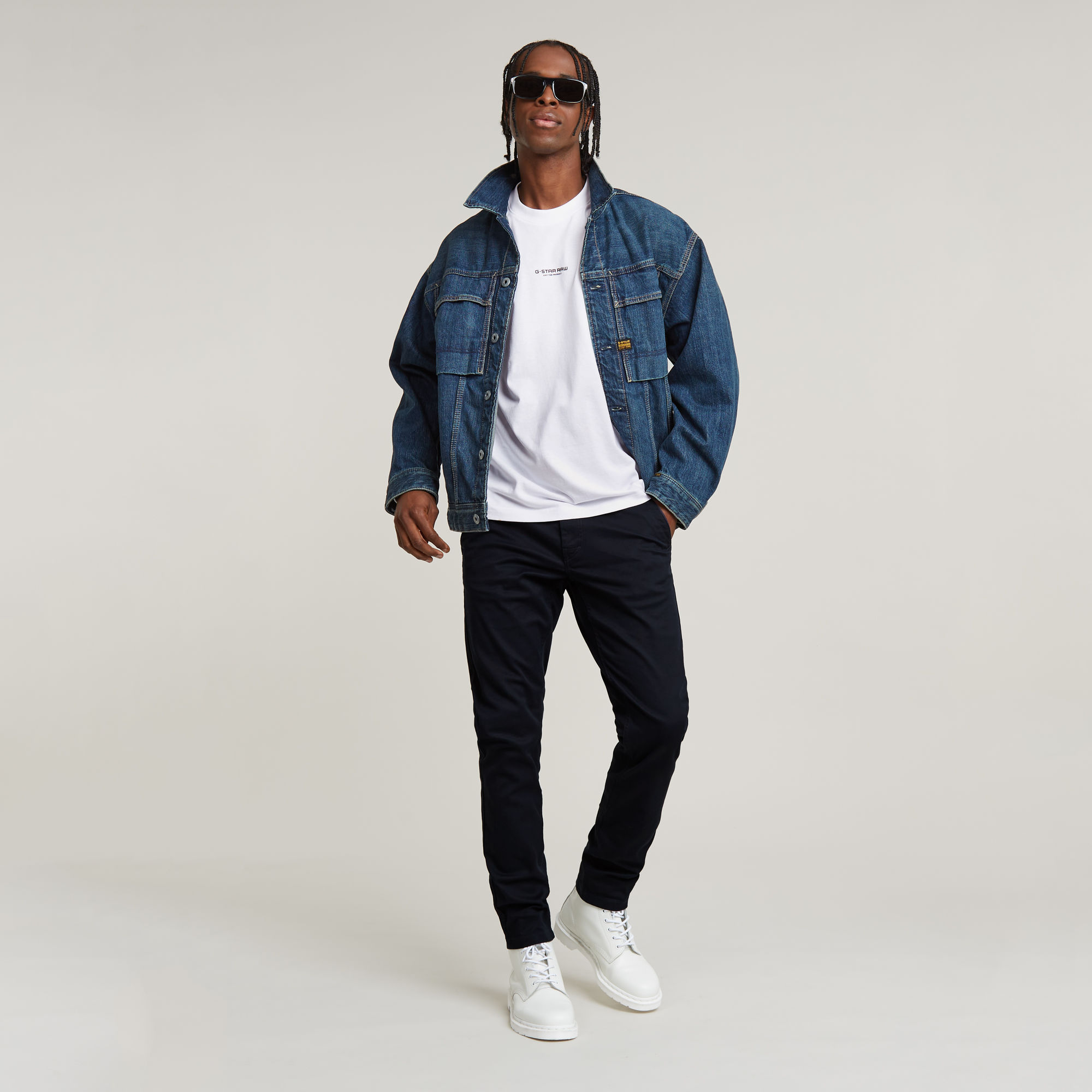 G-Star RAW Skinny Chino 3.0 Donkerblauw Heren