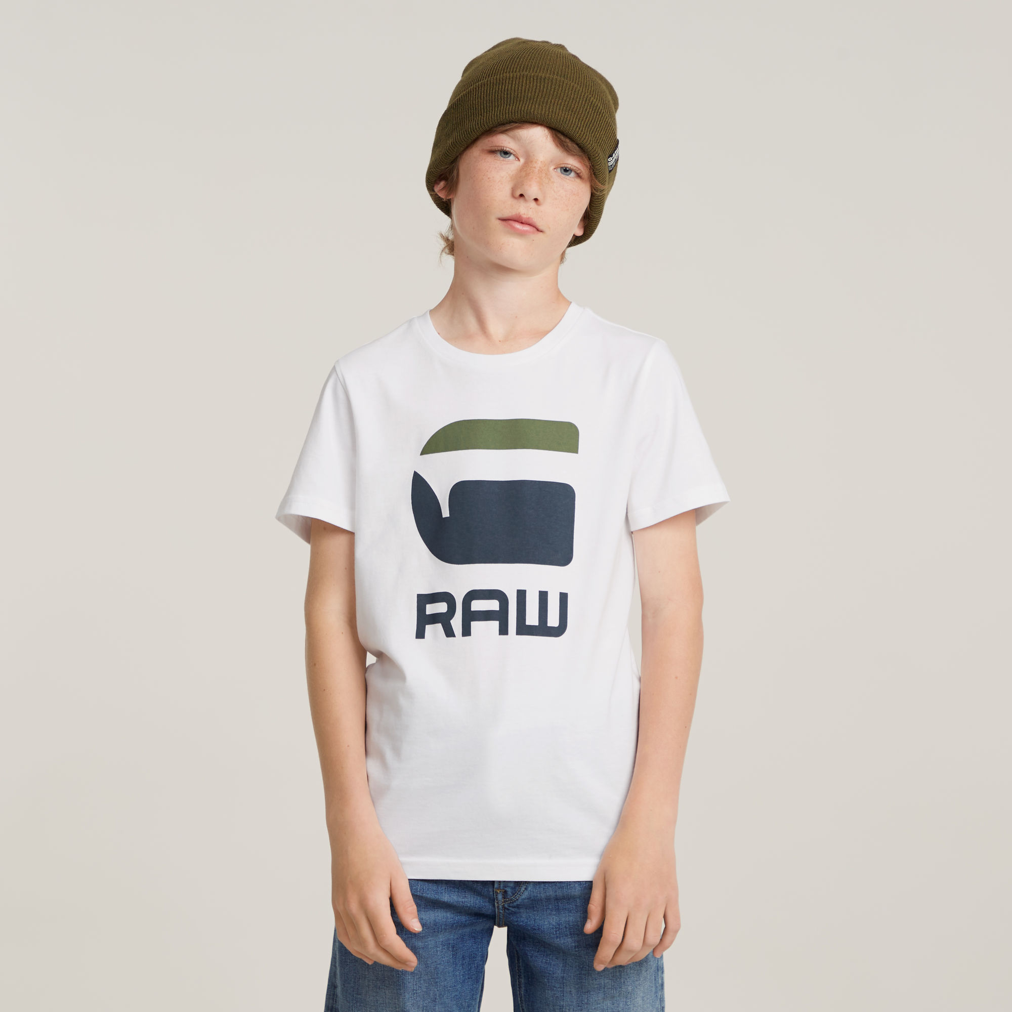

Kinder Logo T-Shirt - Weiß - jungen