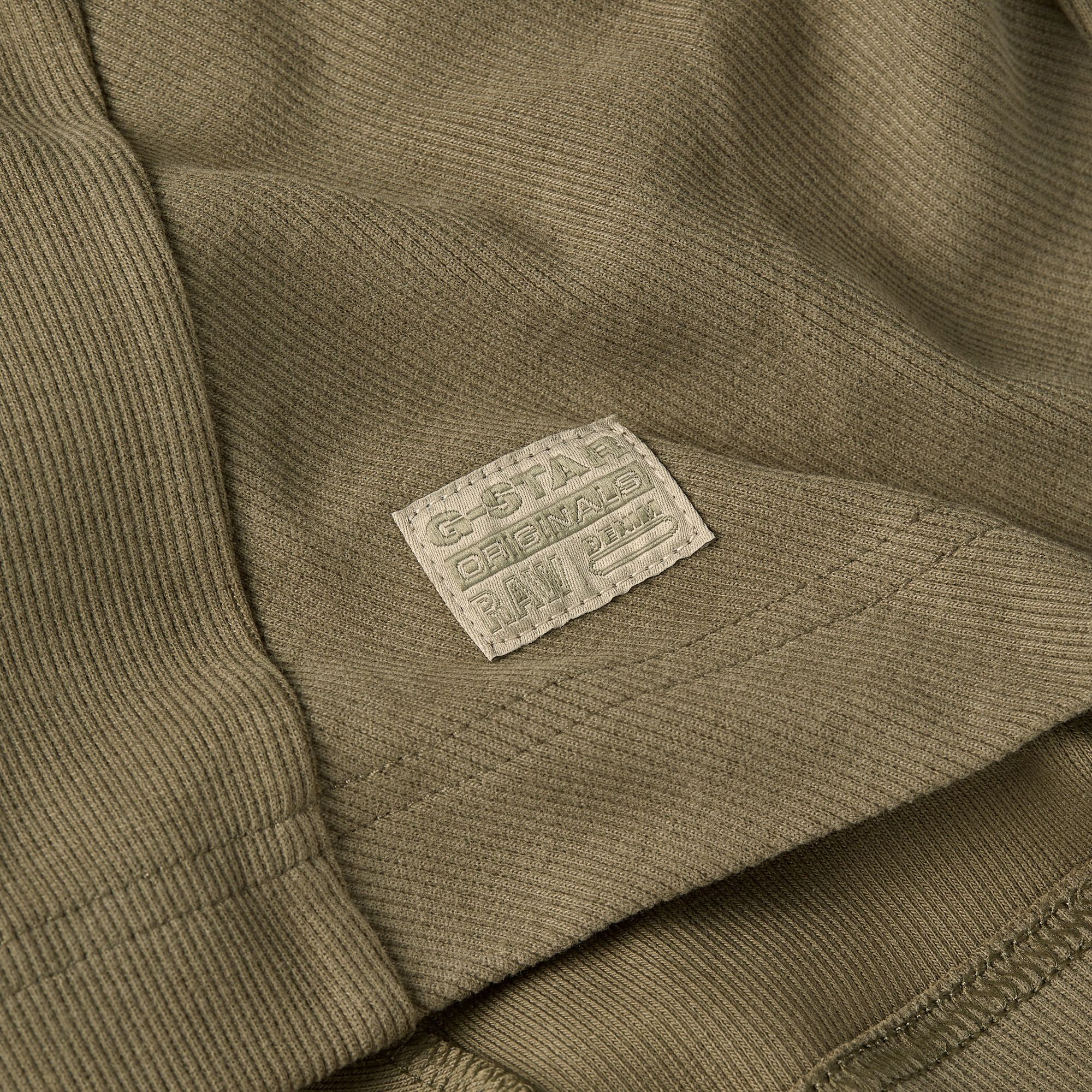 G-Star RAW Ergonomic Slim Rib Jurk Groen Dames