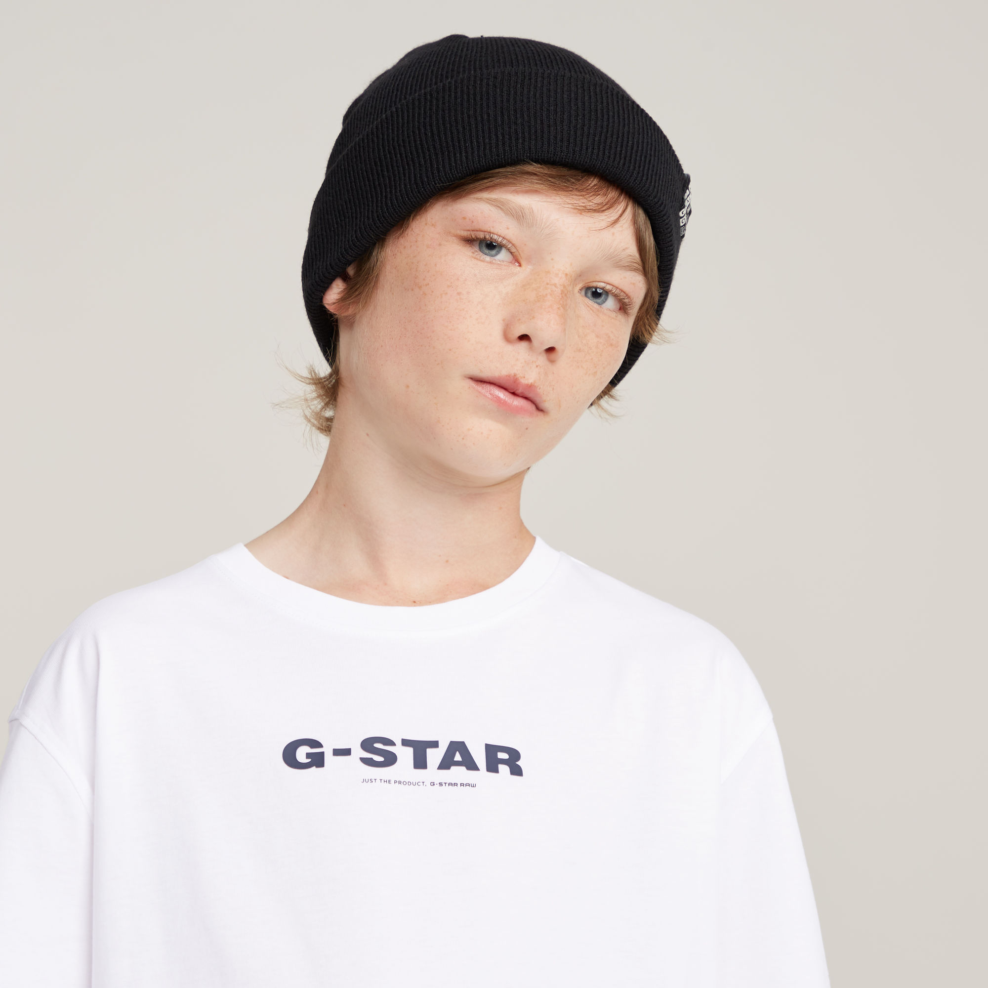 G-Star RAW Jongens T-Shirt Loose Wit jongens