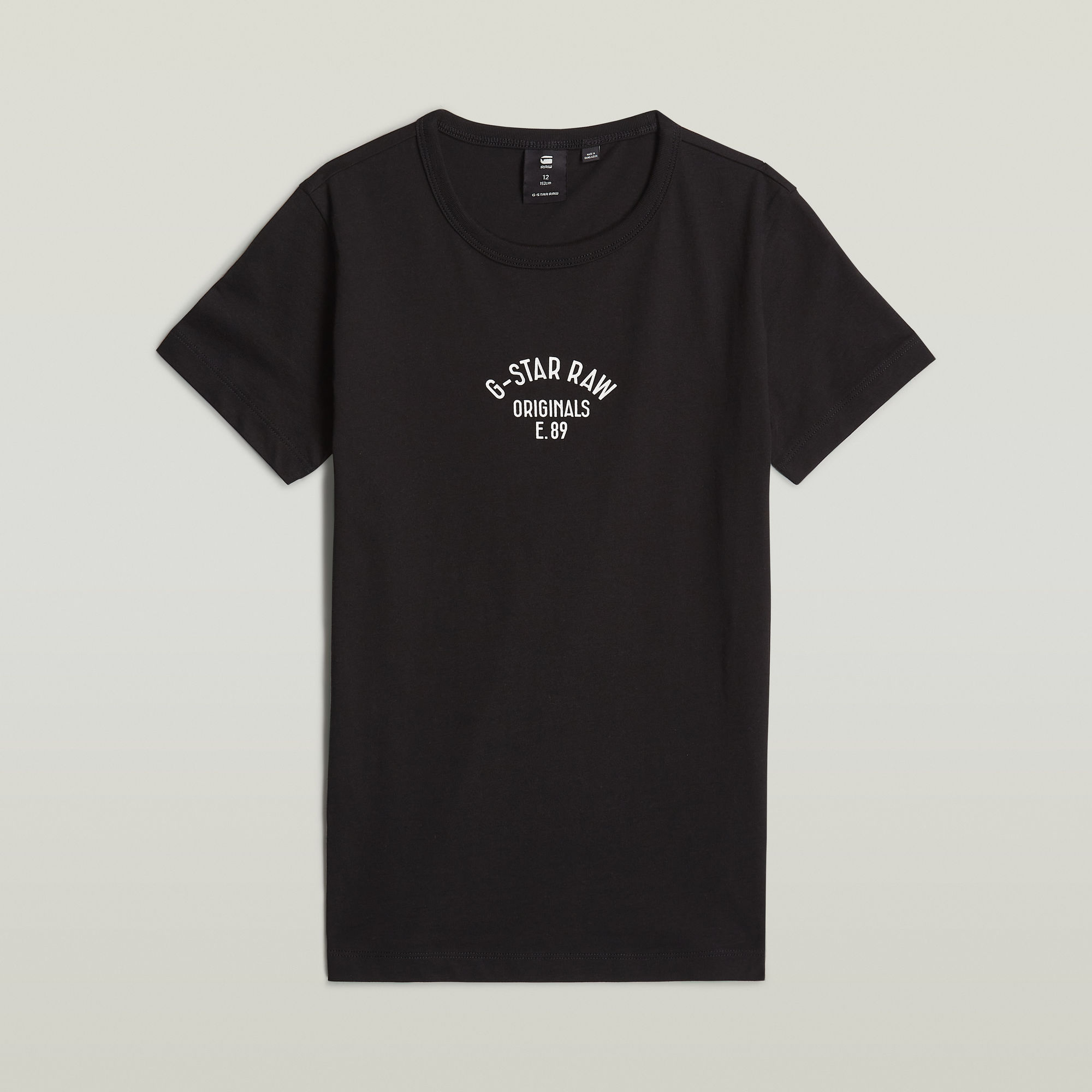 G-Star RAW Meisjes T-Shirt Slim Zwart meisjes