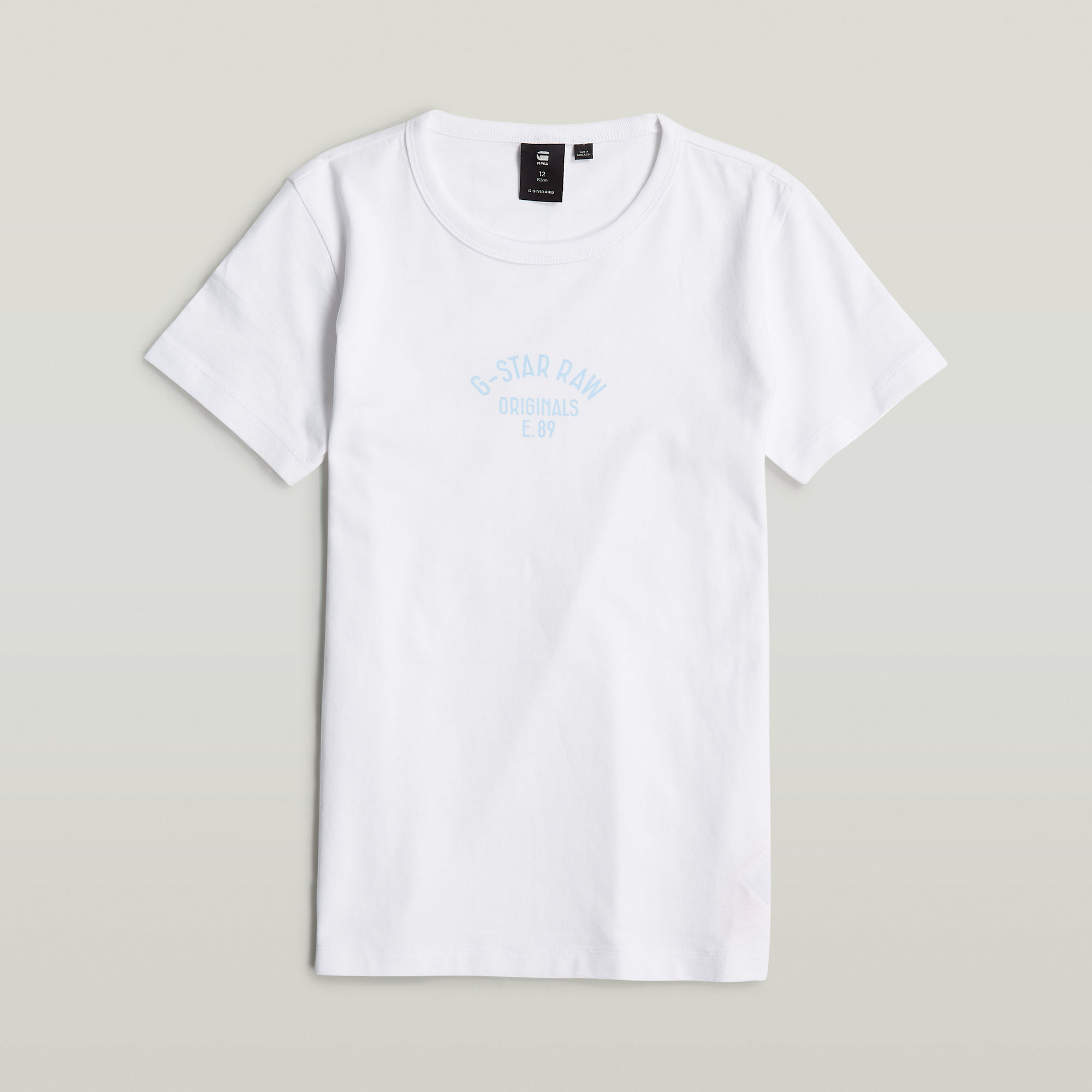 G-Star RAW Meisjes T-Shirt Slim Wit meisjes