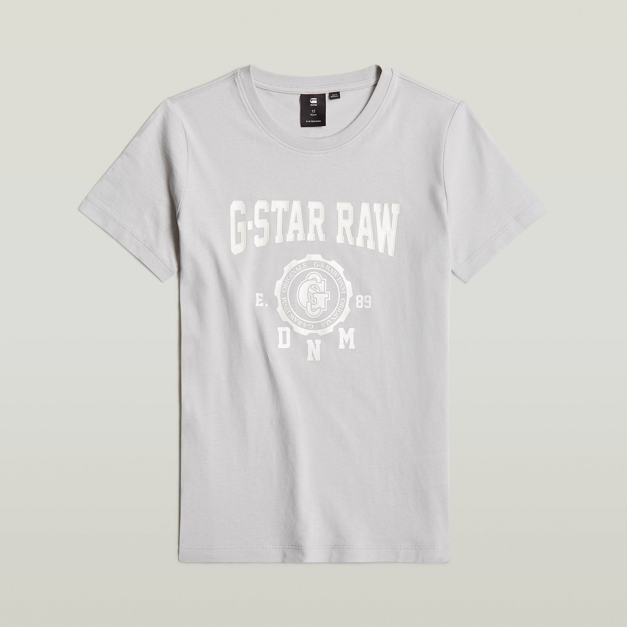 G-Star RAW Meisjes T-Shirt Regular Grijs meisjes