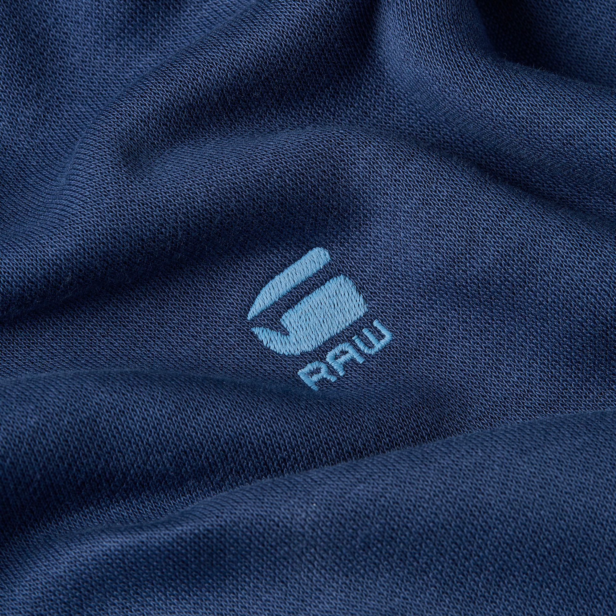 G-Star RAW Premium Core Hoodie Midden blauw Heren