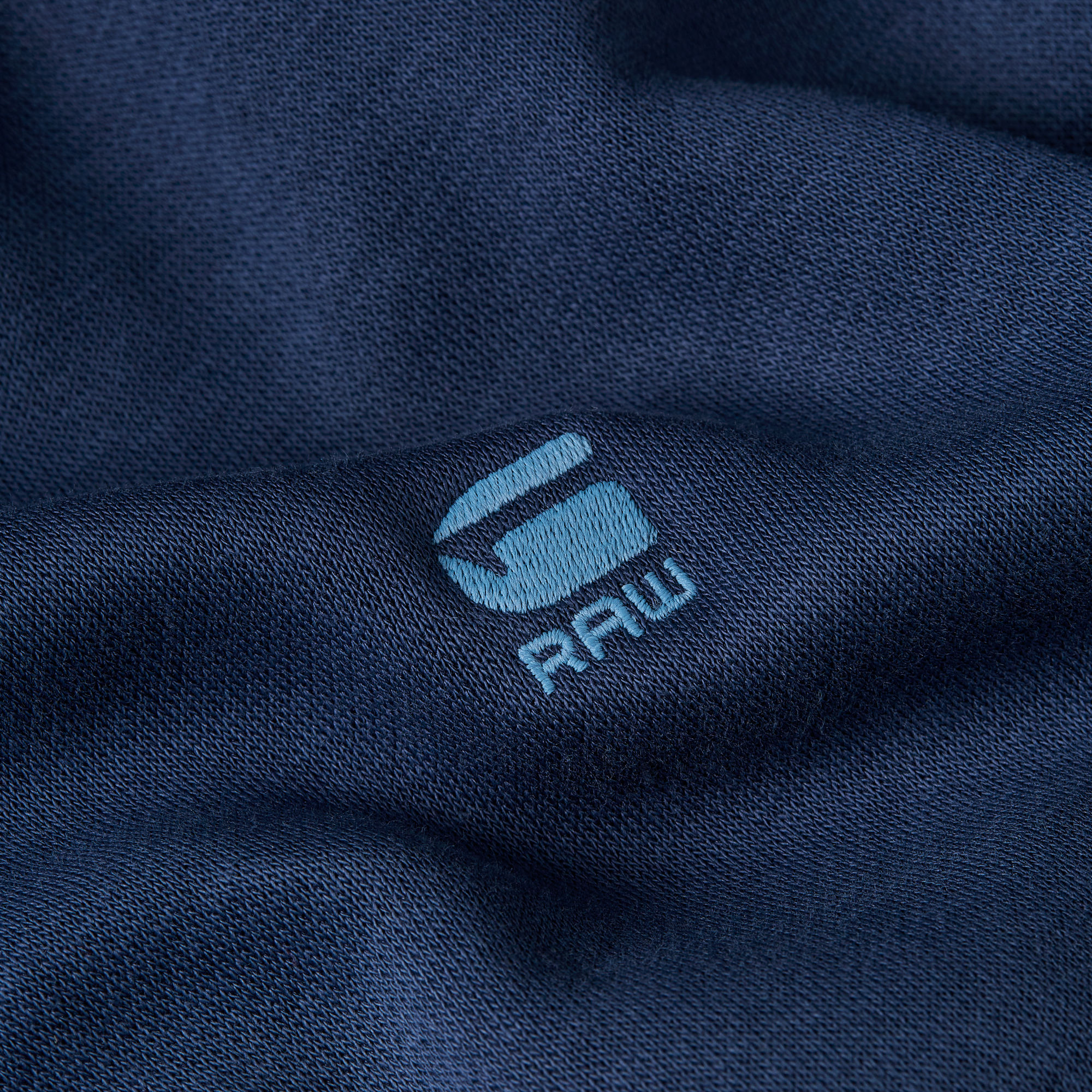 G-Star RAW Premium Core Hoodie Met Rits Midden blauw Heren