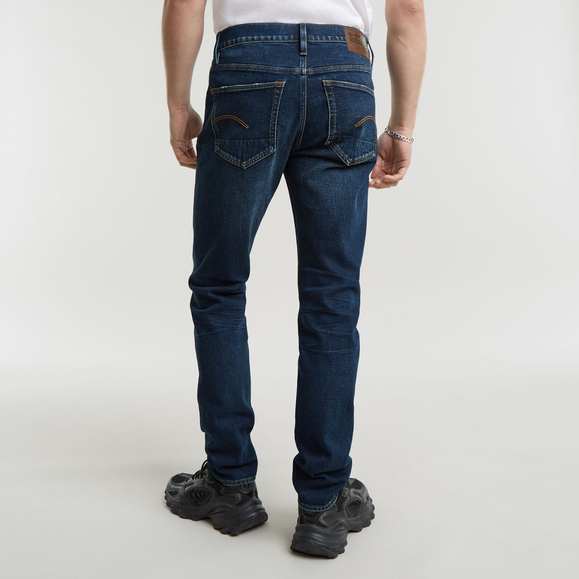 G-Star RAW 3301 Slim Jeans Donkerblauw Heren