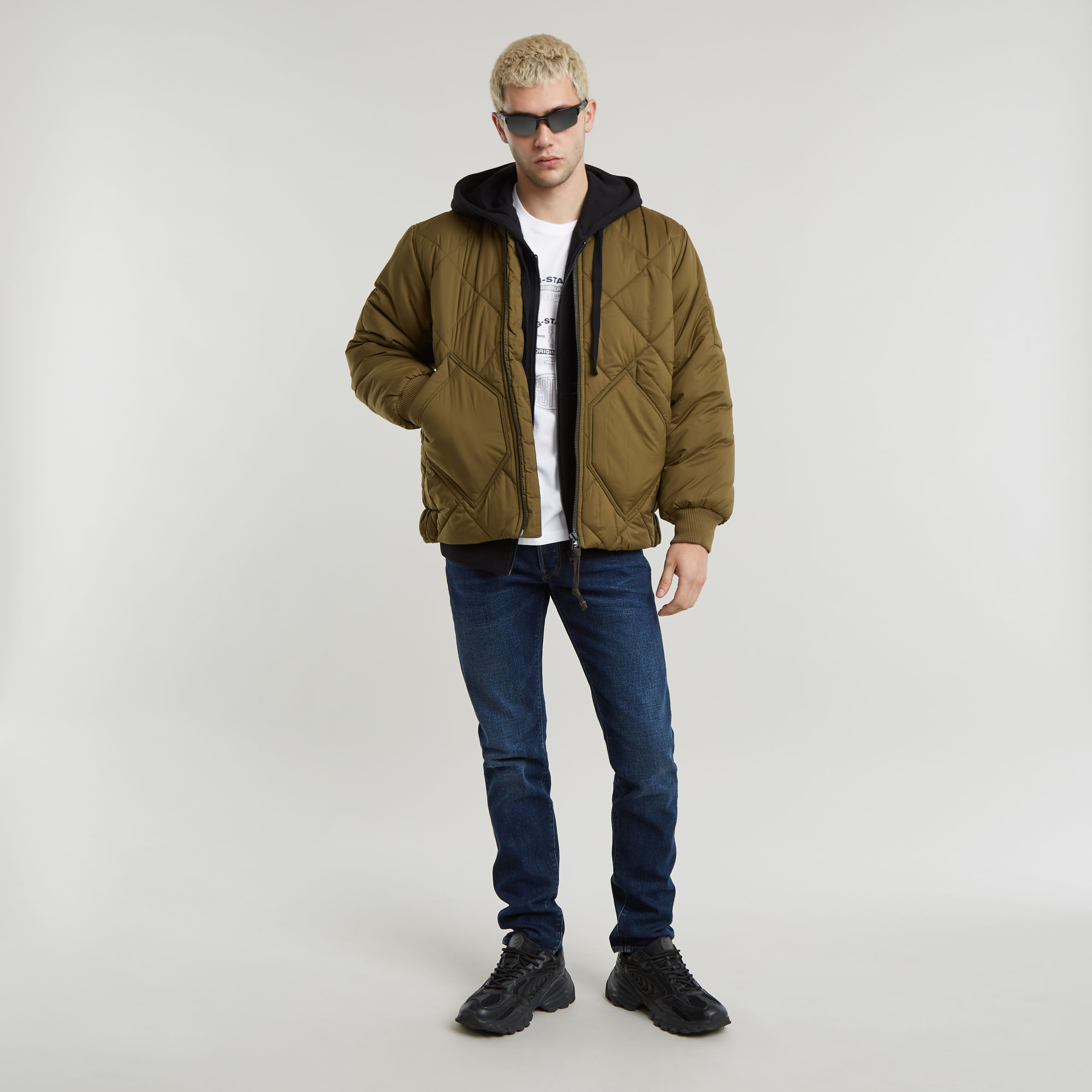 G-Star RAW 3301 Slim Jeans Donkerblauw Heren