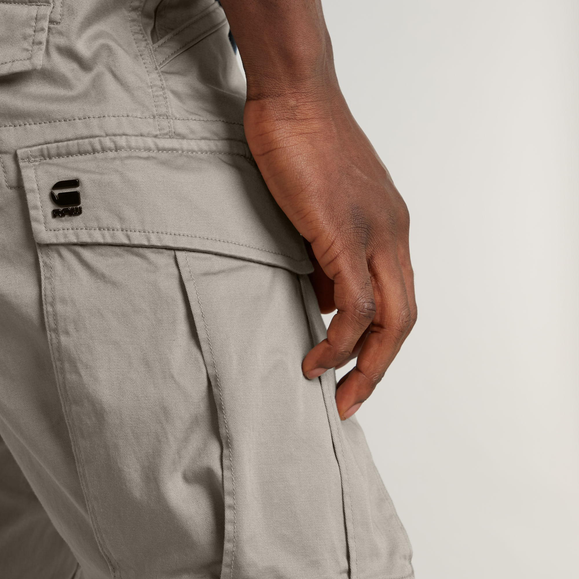 G-Star RAW Rovic Zip 3D Regular Tapered Broek Beige Heren
