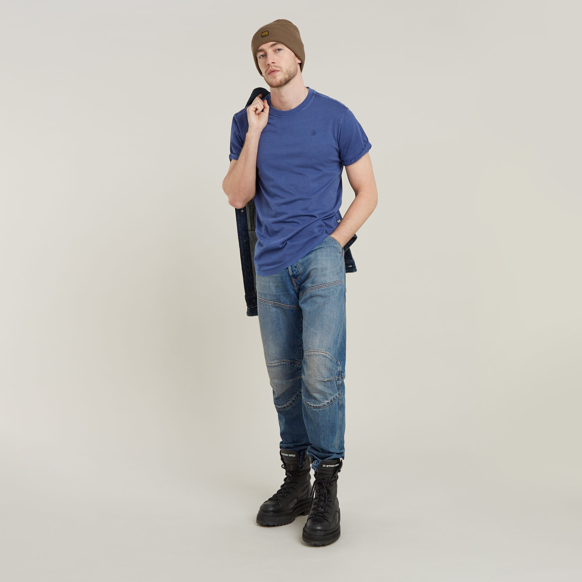 G-Star RAW Lash T-Shirt Donkerblauw Heren