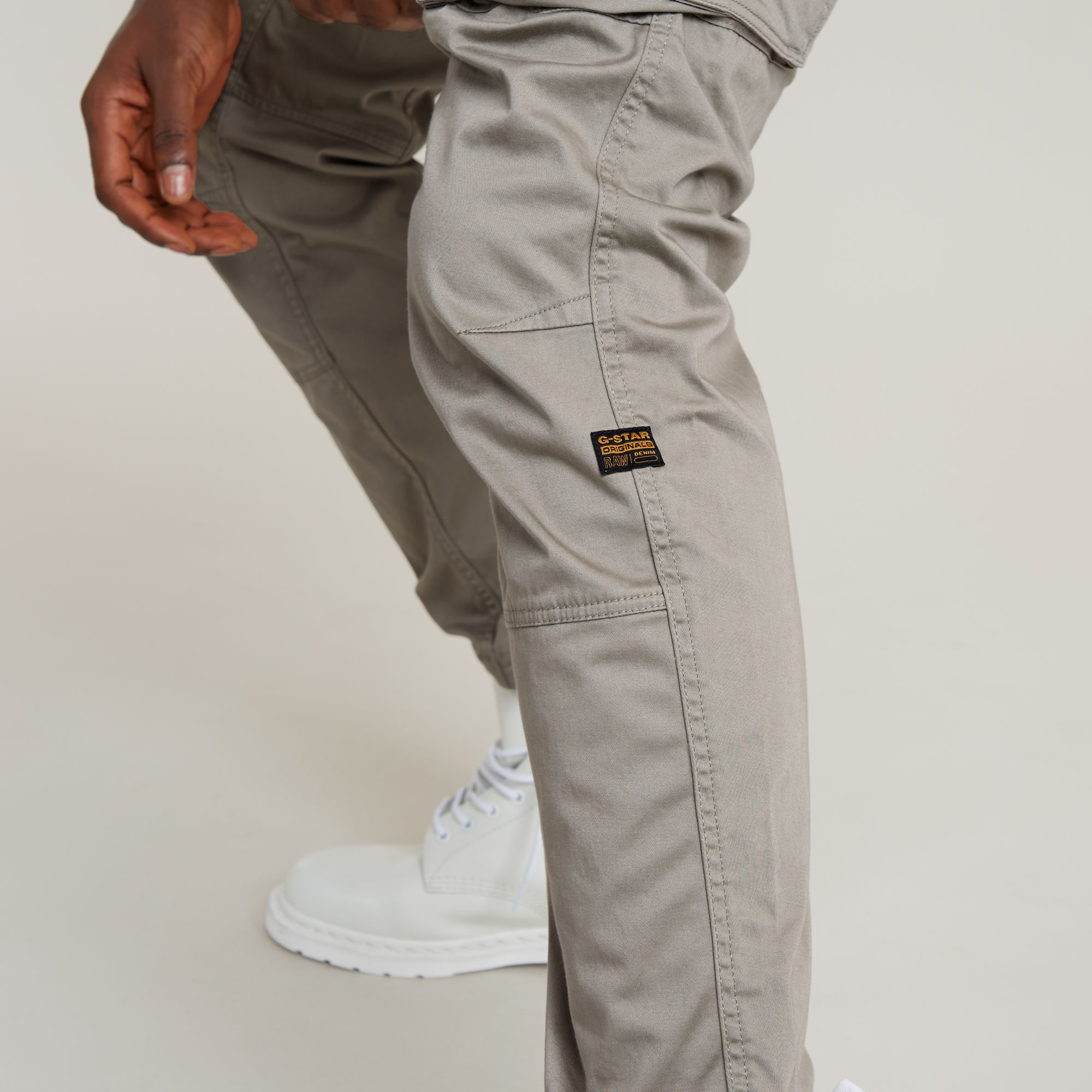 G-Star RAW Rovic Zip 3D Regular Tapered Broek Beige Heren