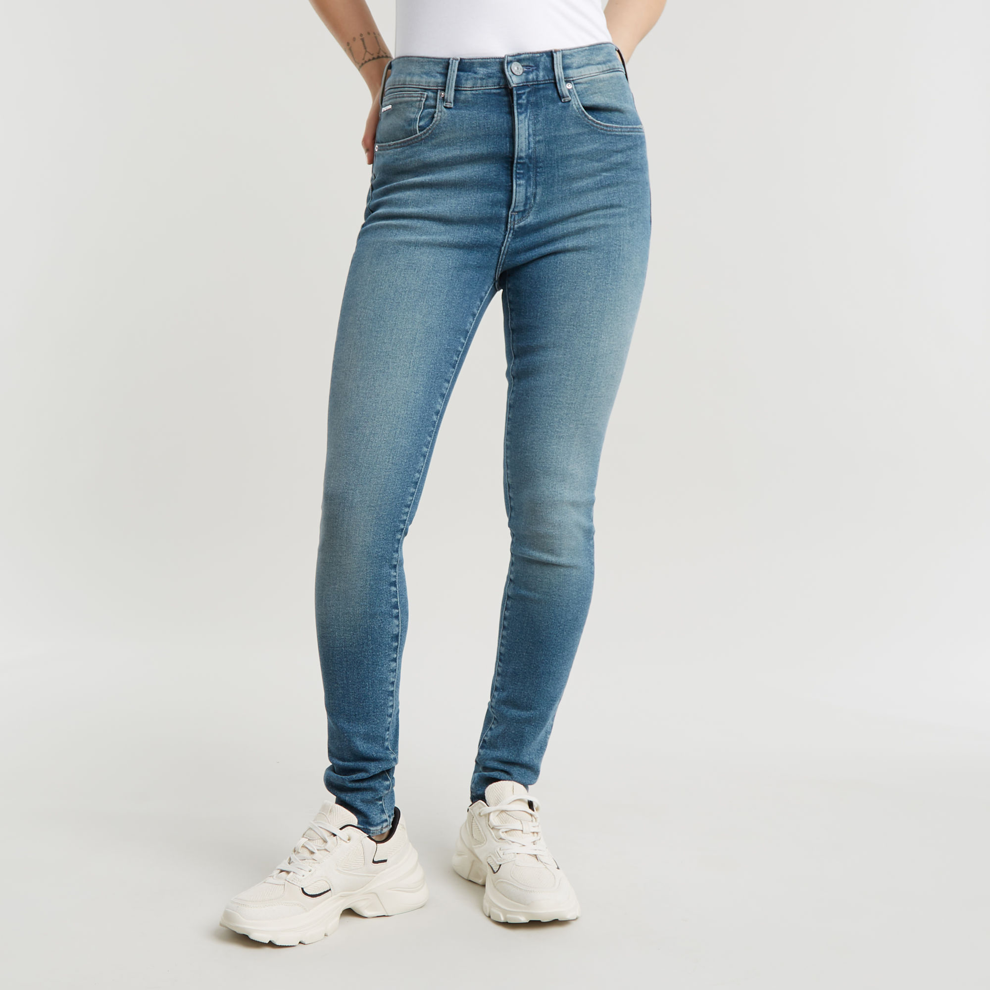 Kafey Ultra High Skinny Jeans - Mittelblau - Damen