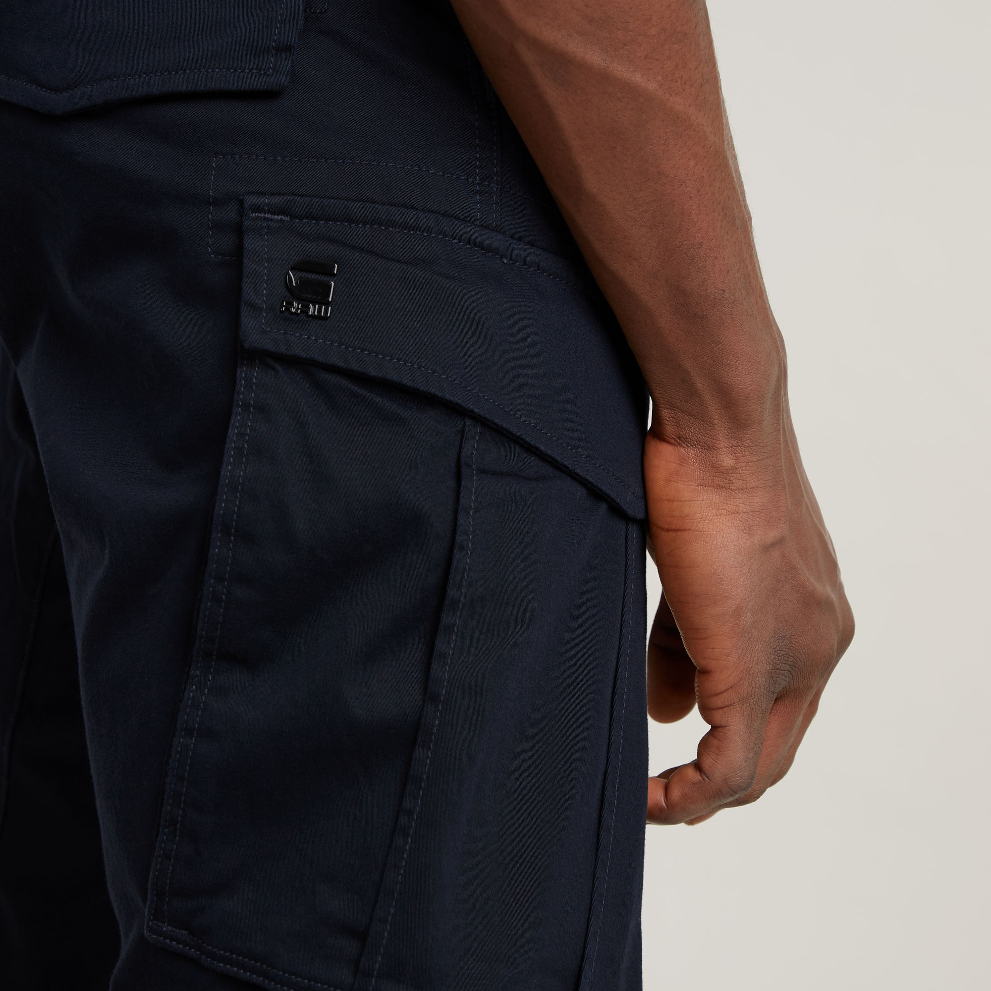 G-Star RAW Rovic Zip 3D Regular Tapered Broek Donkerblauw Heren