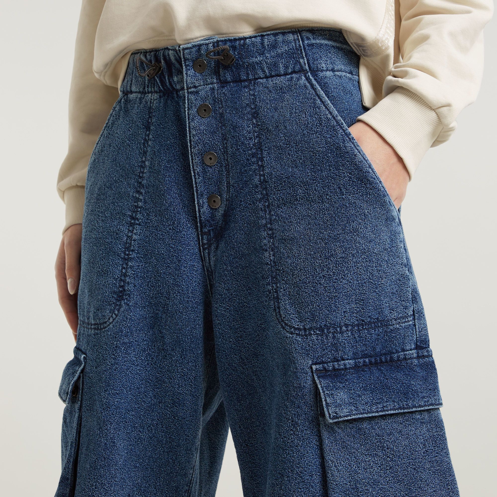 G-Star RAW Cocoon Broek Midden blauw Dames