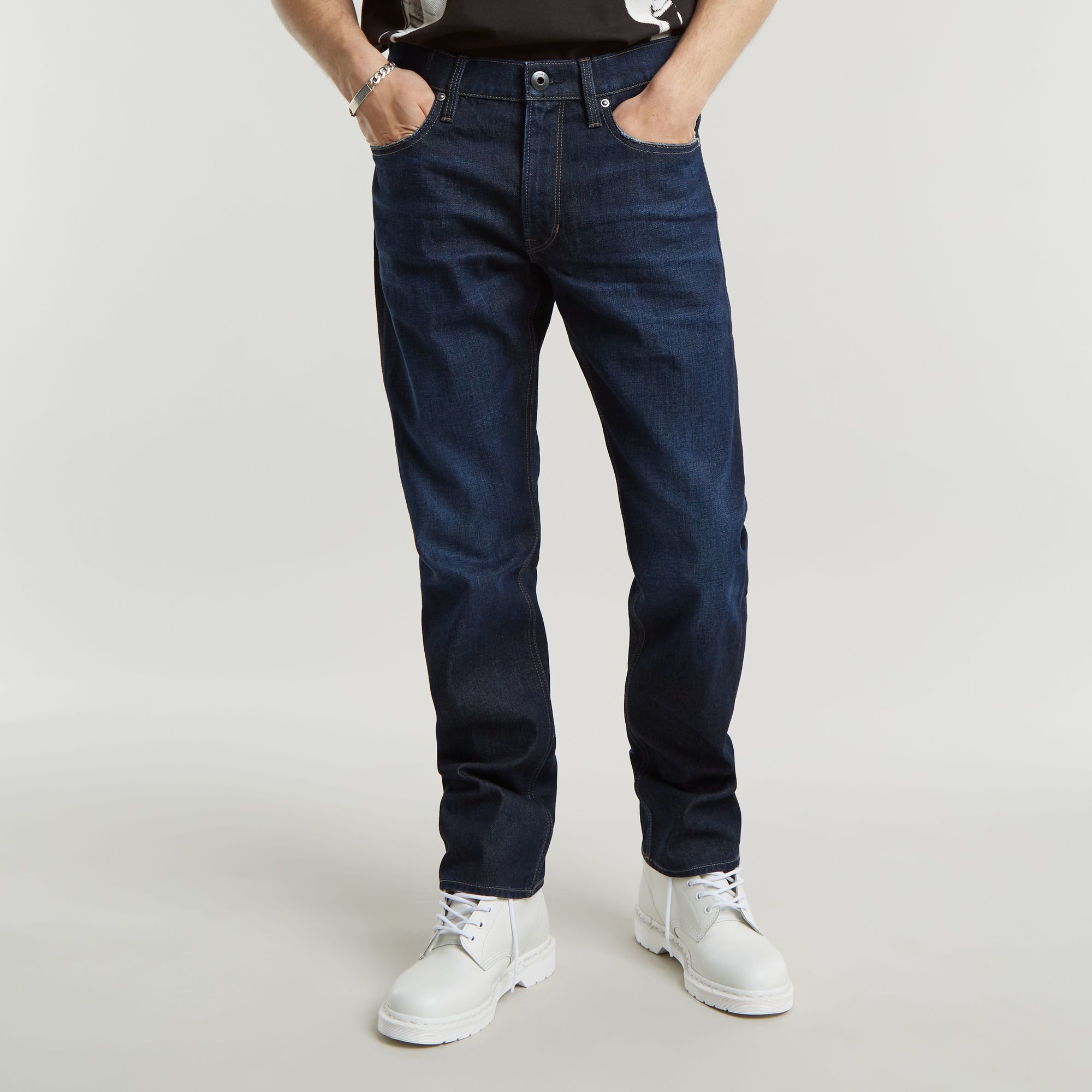 

Mosa Straight Jeans - Dark blue - Men