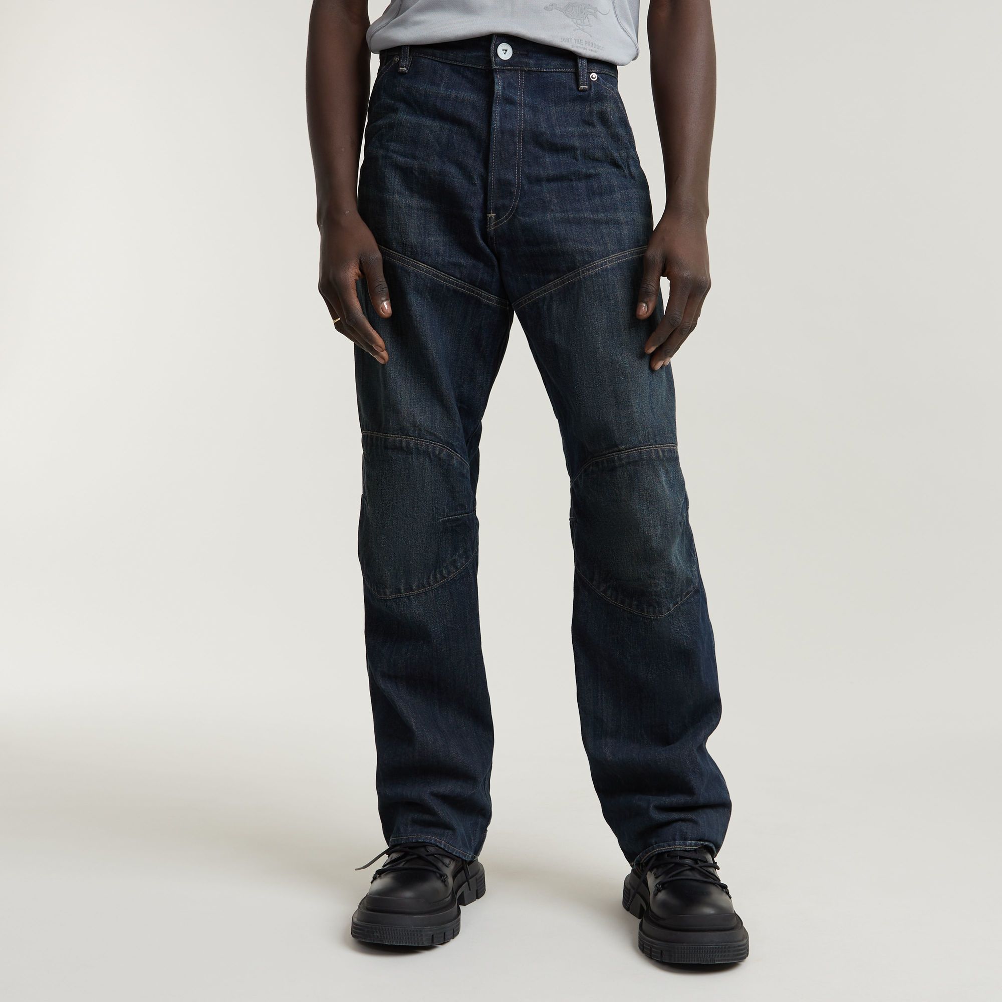 

5620 3D Loose Jeans - Dark blue - Men