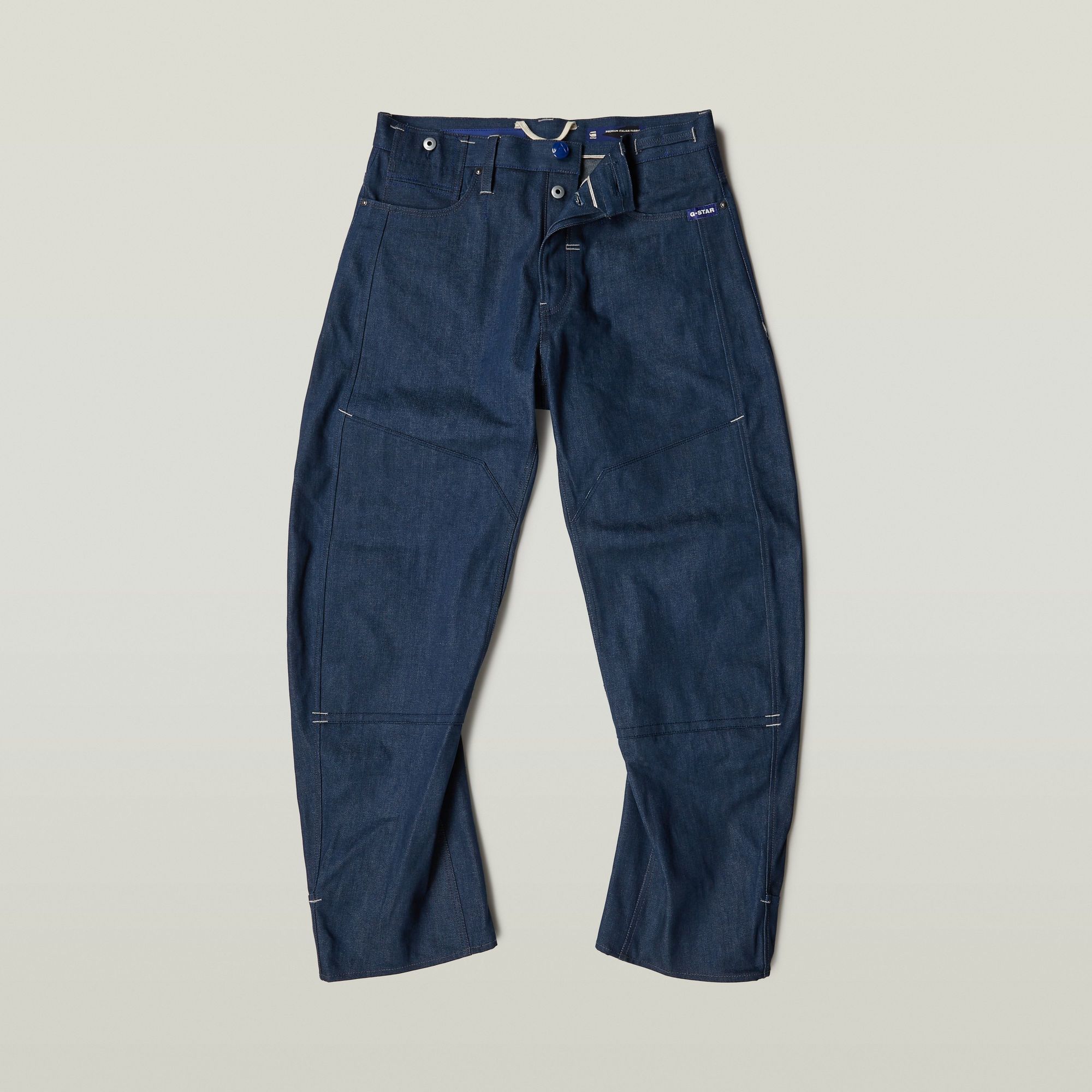 G-Star RAW G-Star Origins Bend 3D Loose Selvedge Jeans Donkerblauw Heren