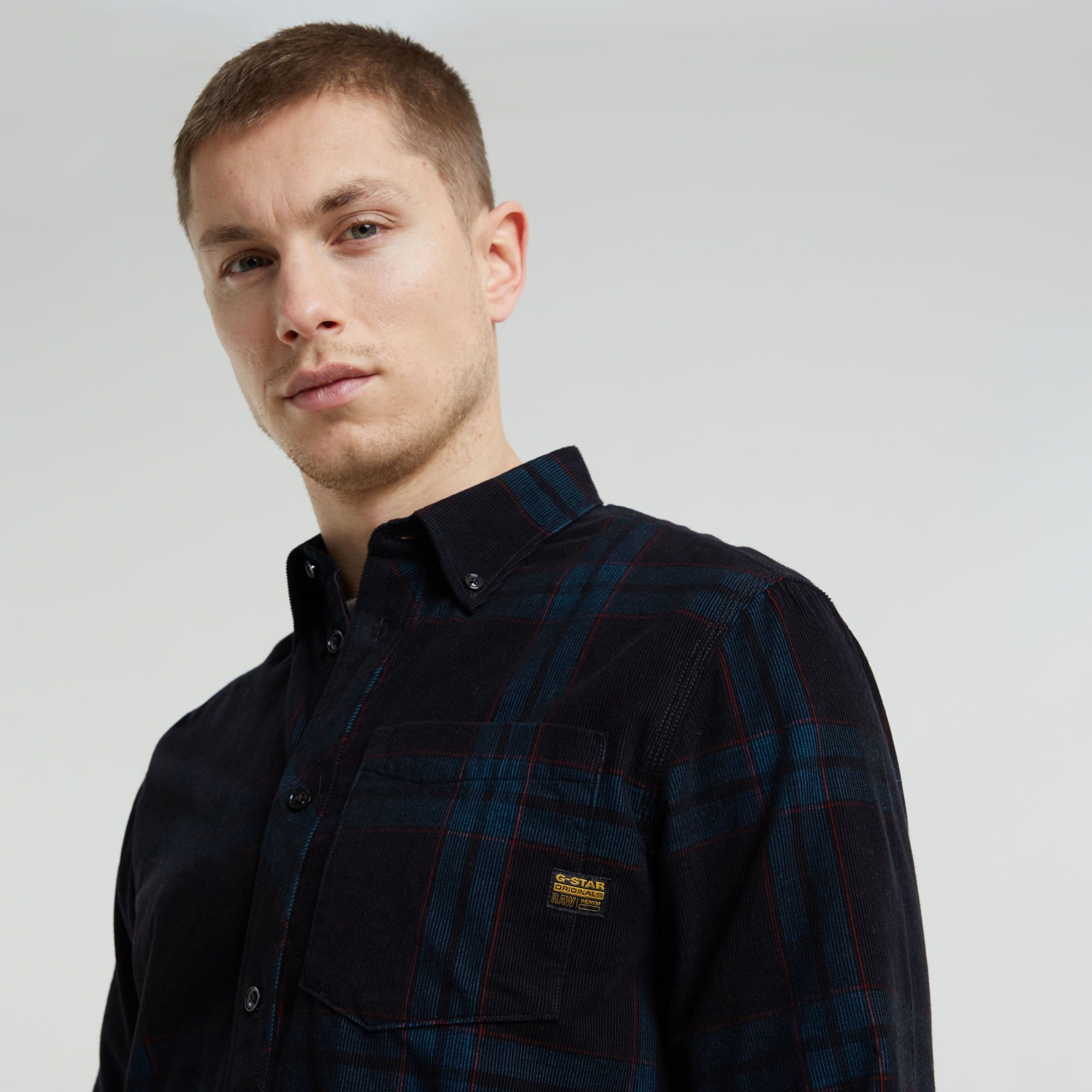 G-Star RAW One Pocket Regular Shirt Meerkleurig Heren