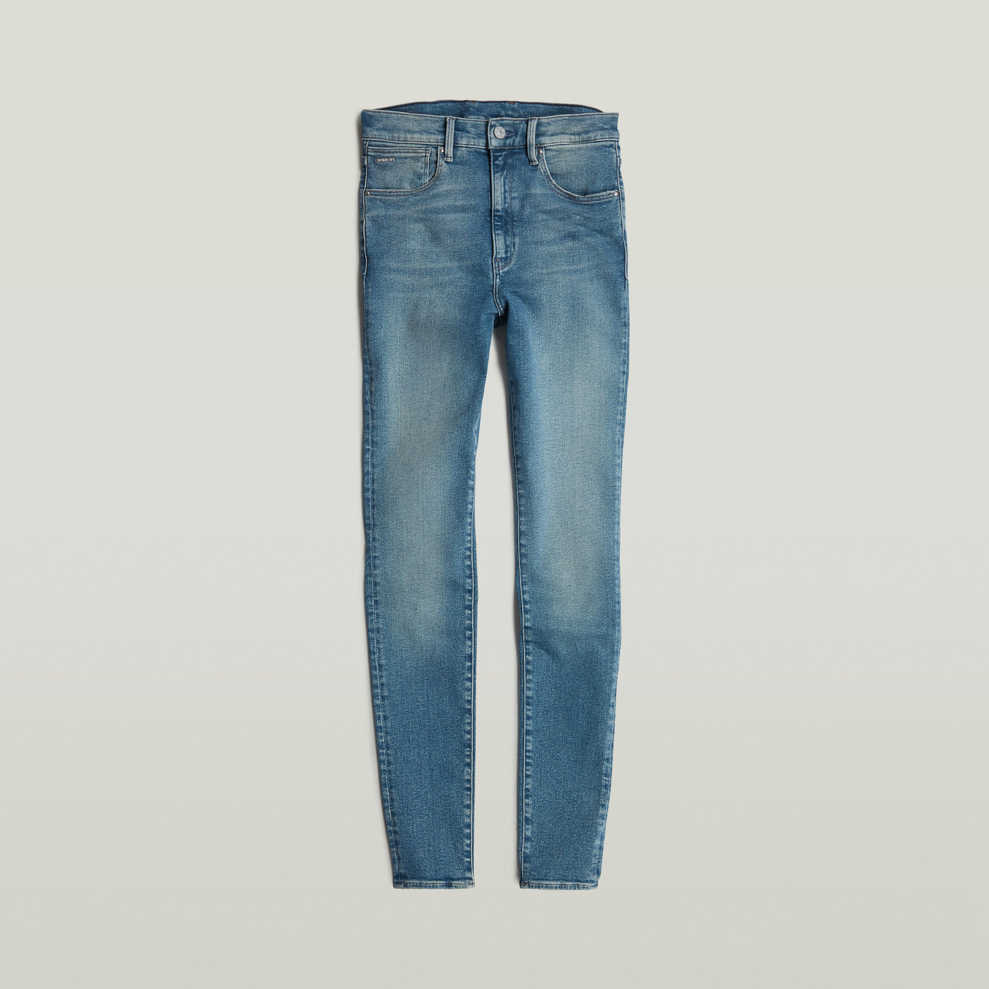 G-Star RAW Kafey Ultra High Skinny Jeans Midden blauw Dames