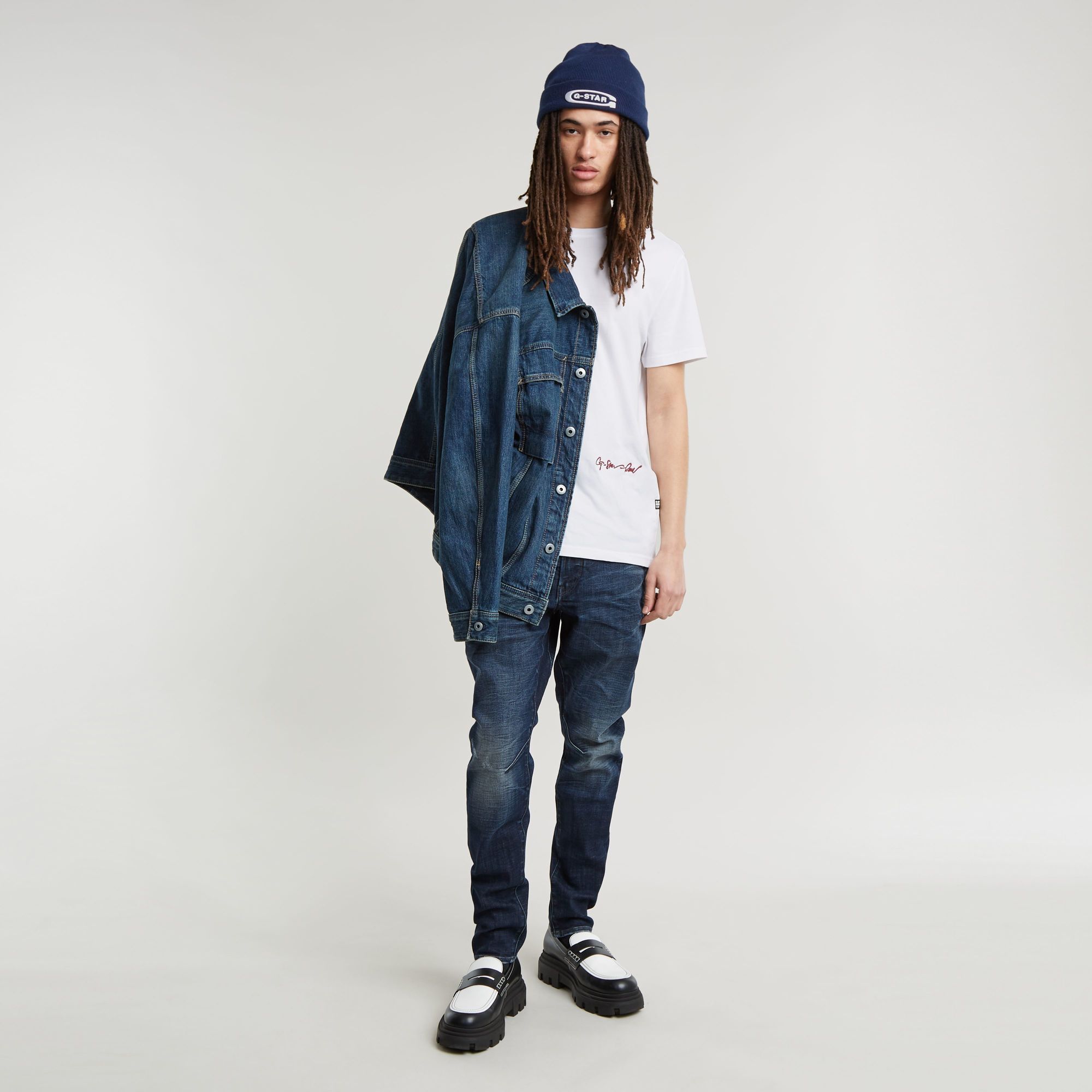 G-Star RAW D-Staq 3D Slim Jeans Grijs Heren