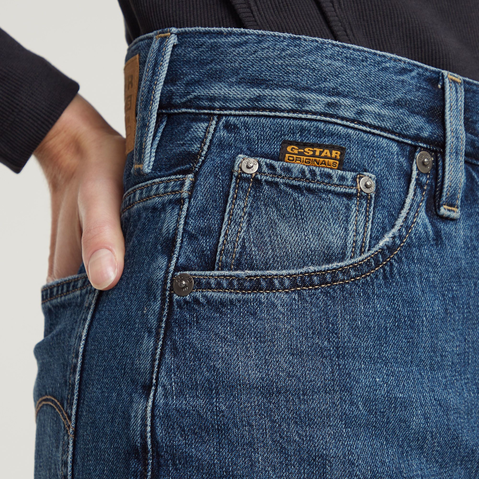 G-Star RAW Lange Rok Viktoria Donkerblauw Dames