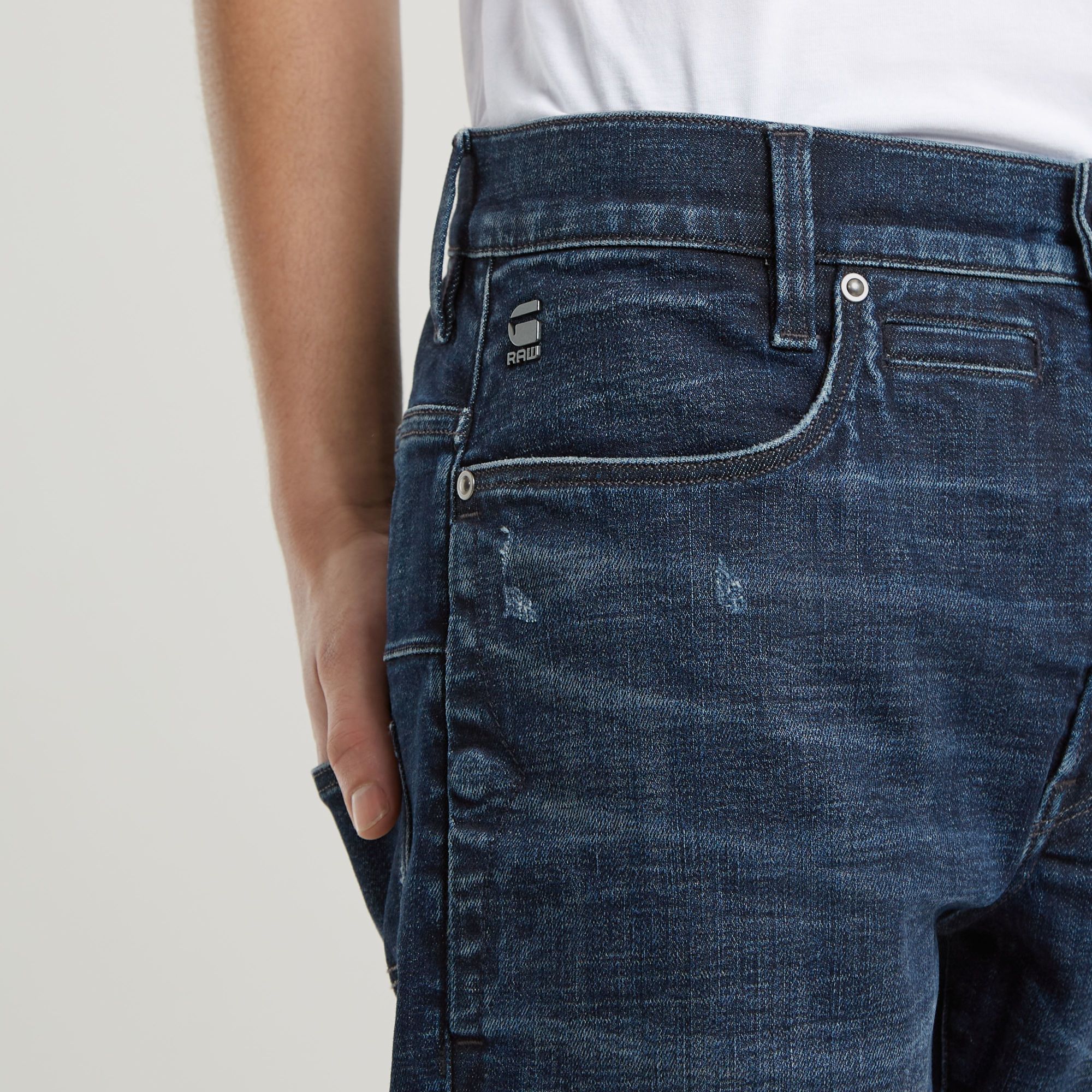 G-Star RAW D-Staq 3D Slim Jeans Grijs Heren
