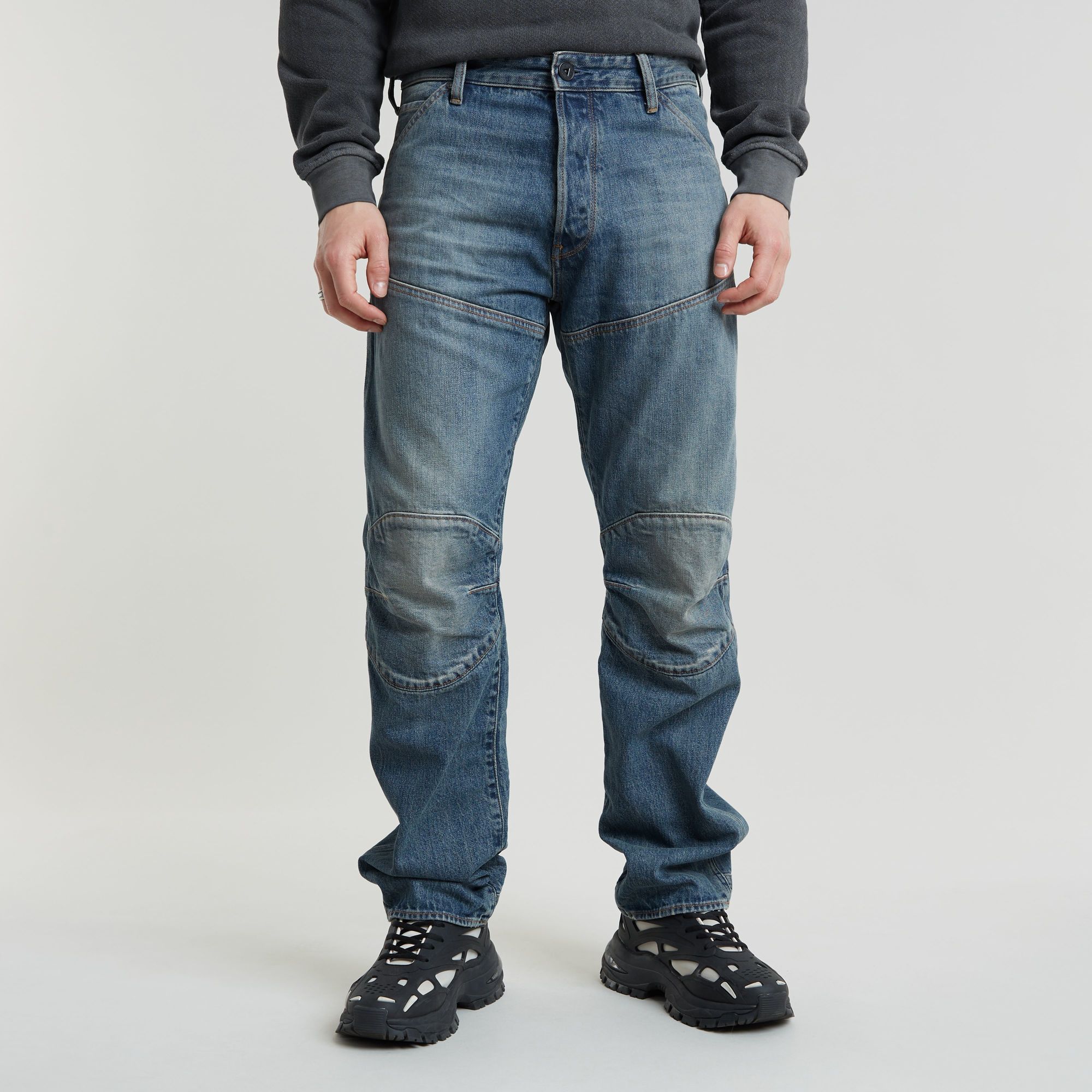 

5620 3D Regular Jeans - Medium blue - Men