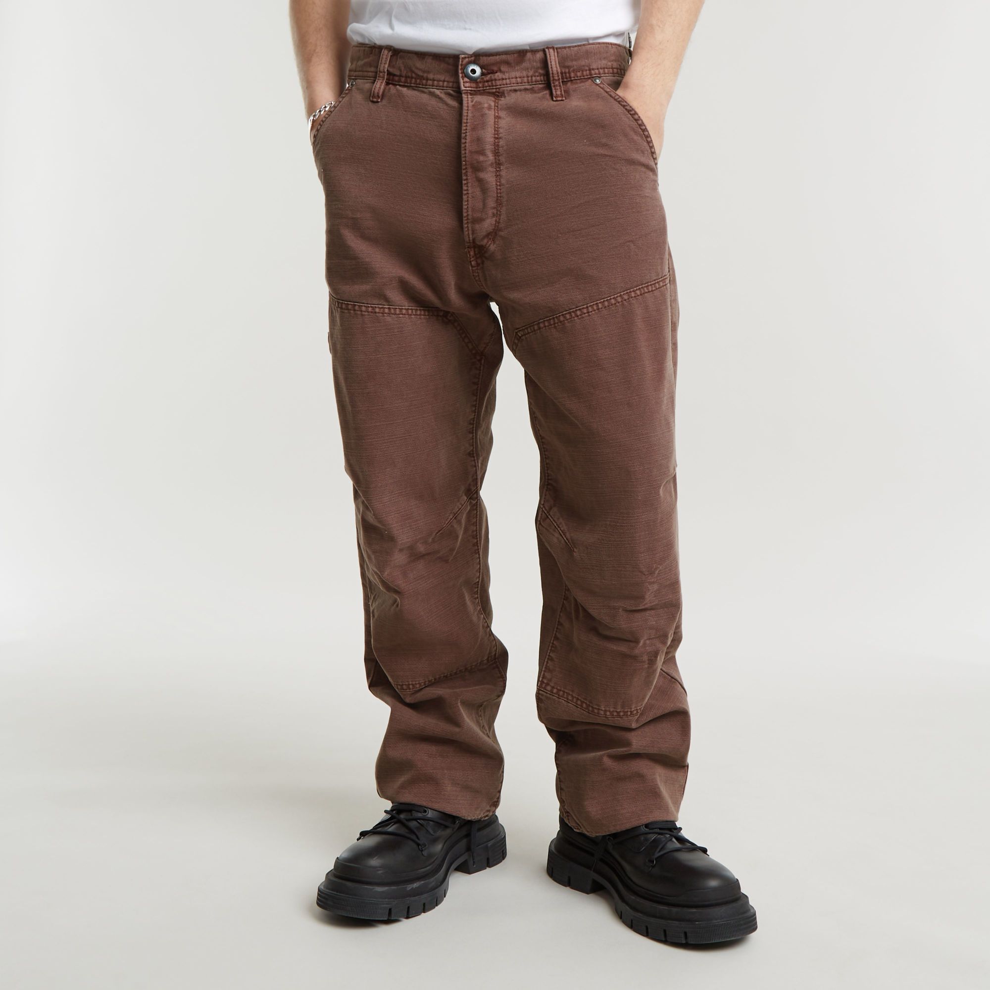 

Carpenter 3D Loose Jeans - Brown - Men