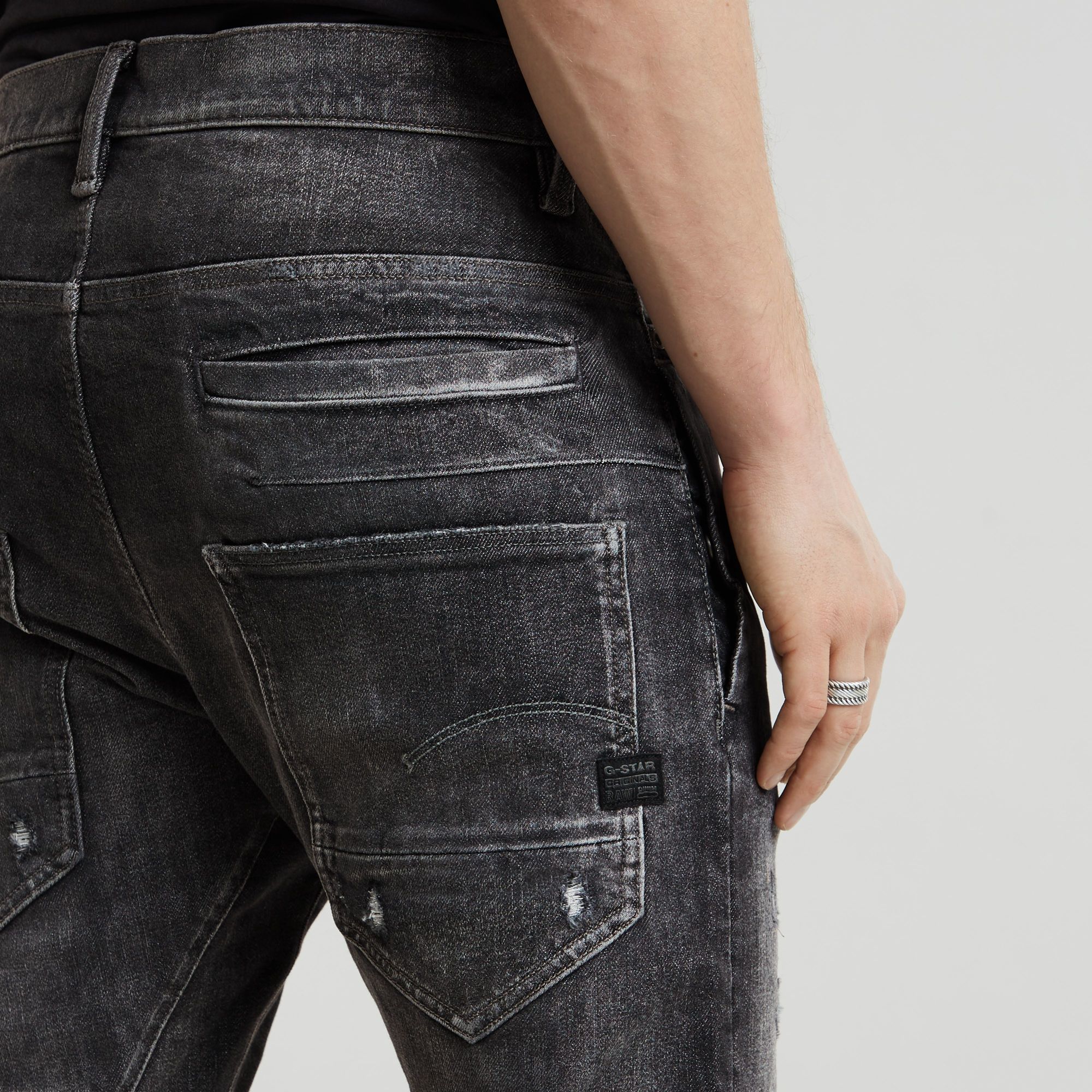 G-Star RAW D-Staq 3D Slim Jeans Grijs Heren