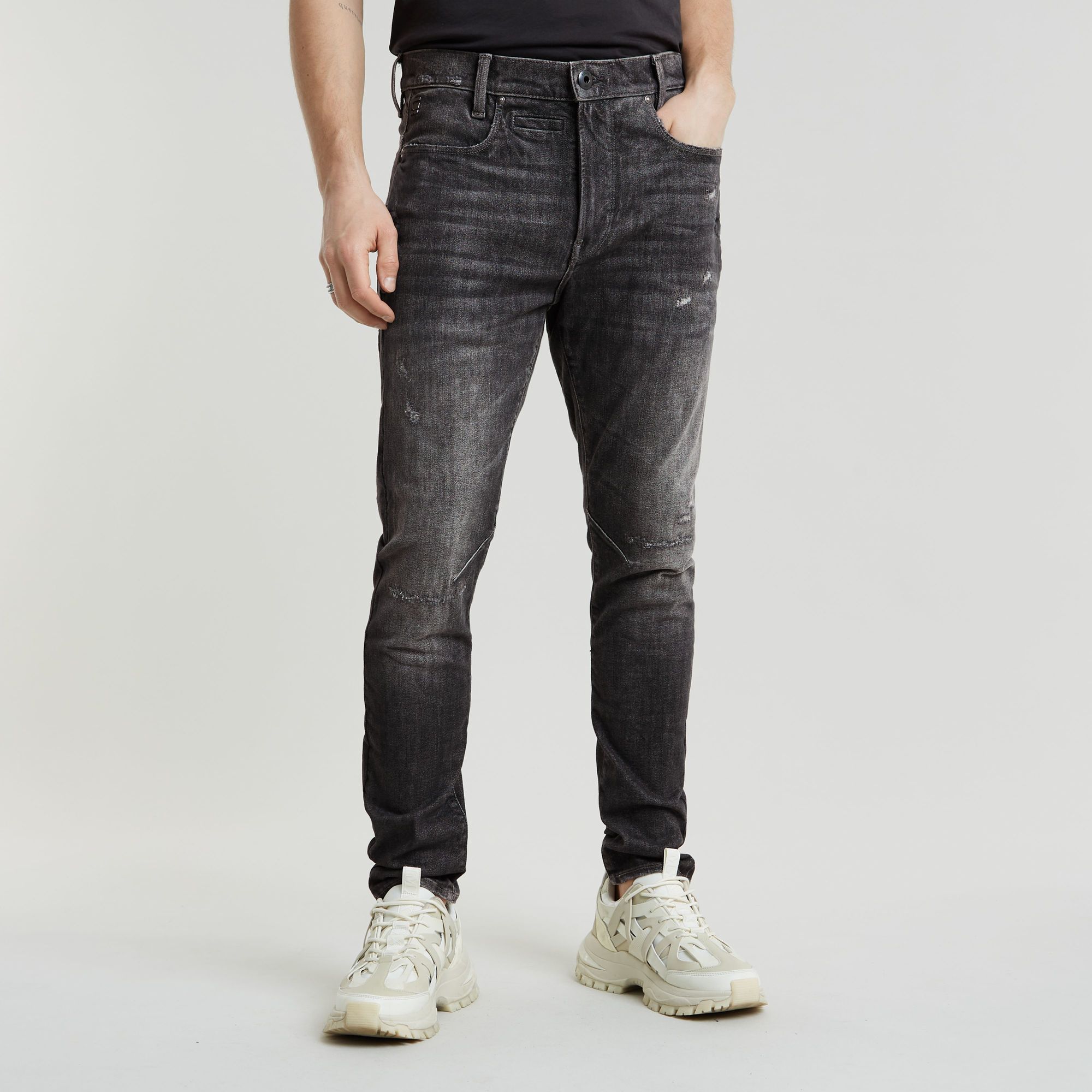 D-Staq 3D Slim Jeans - Grau - Herren