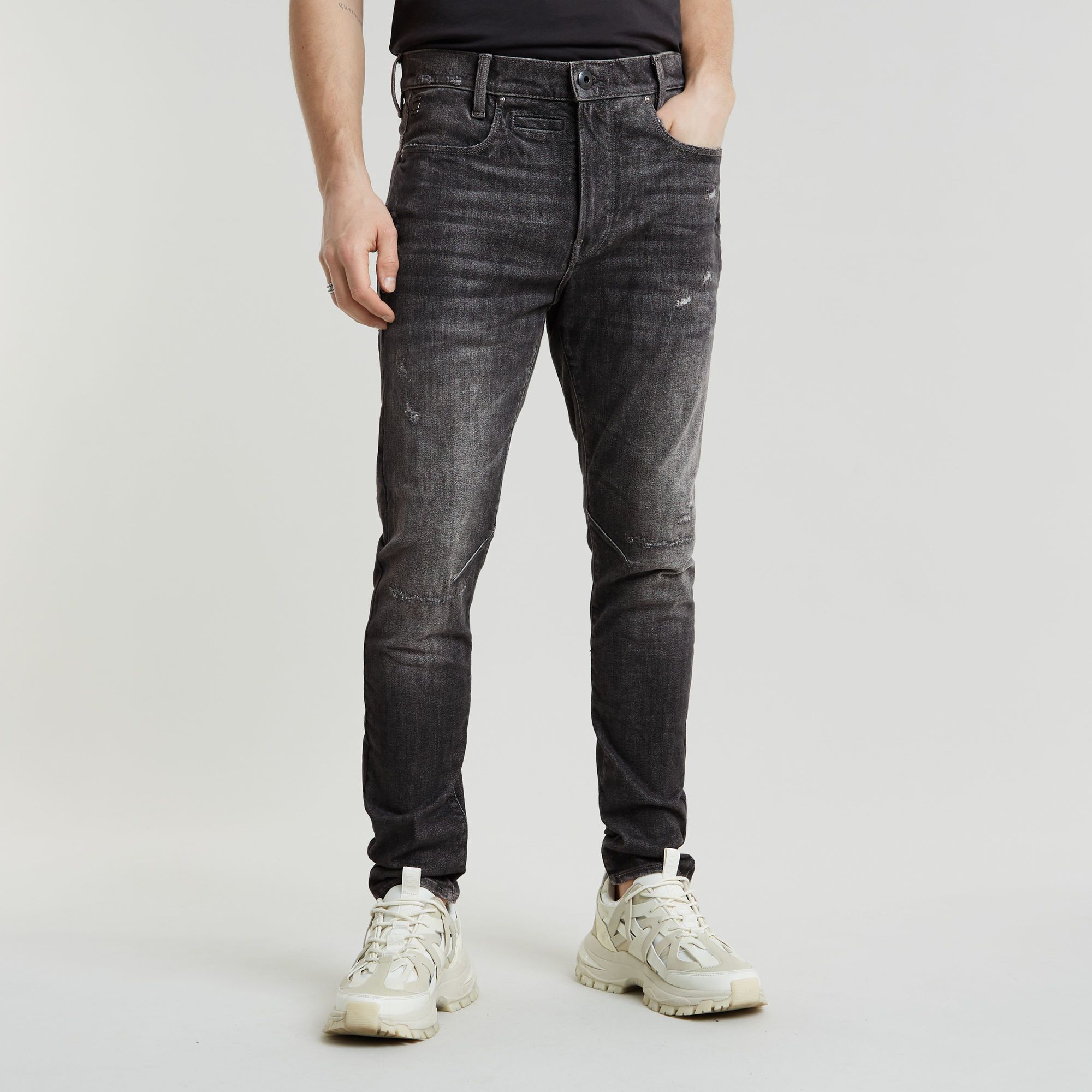 Jean D-Staq 3D Slim - Gris - Hommes - G-Star RAW - Modalova