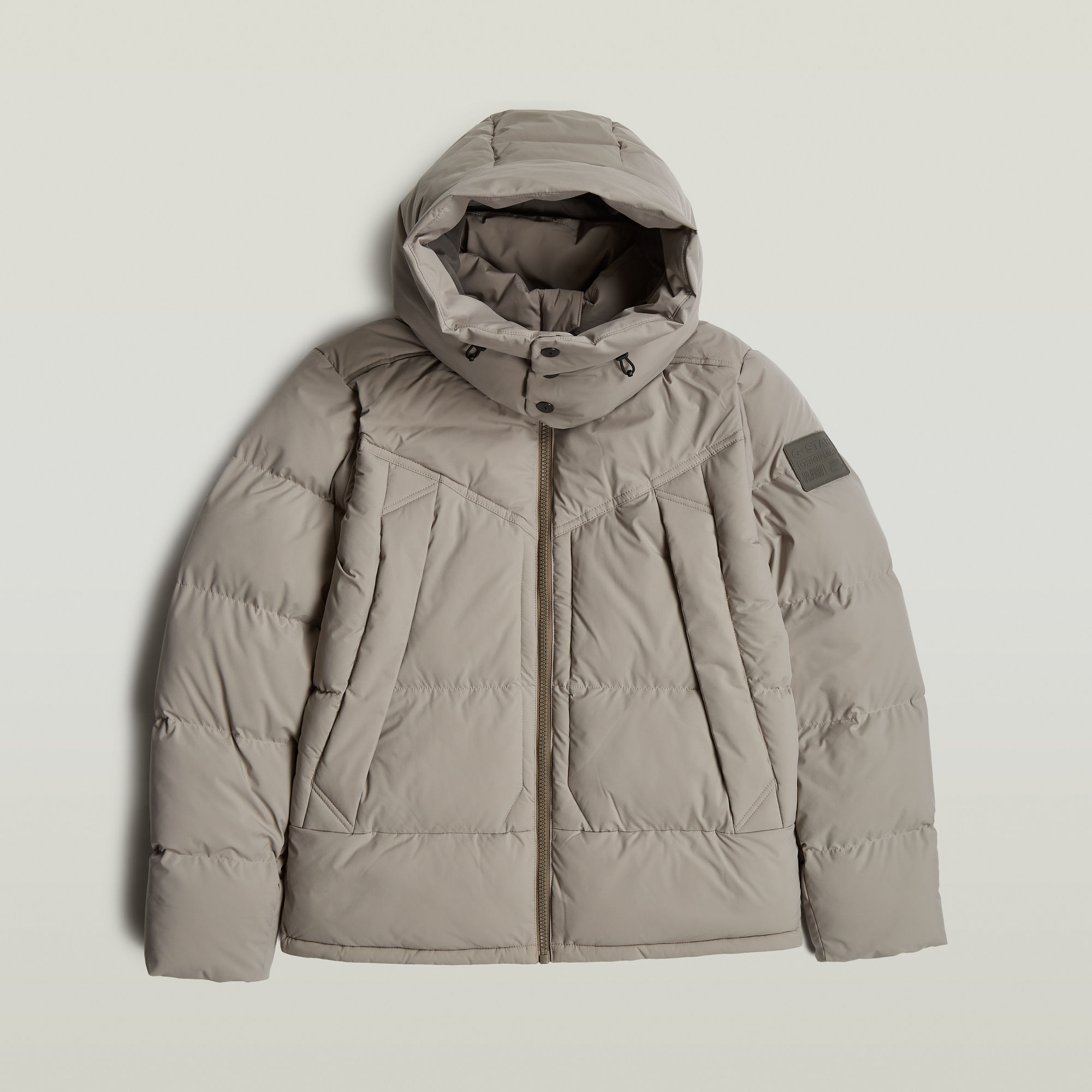 G-Star RAW G- Whistler 2.0 Gewatteerd Jack Met Capuchon Beige Heren