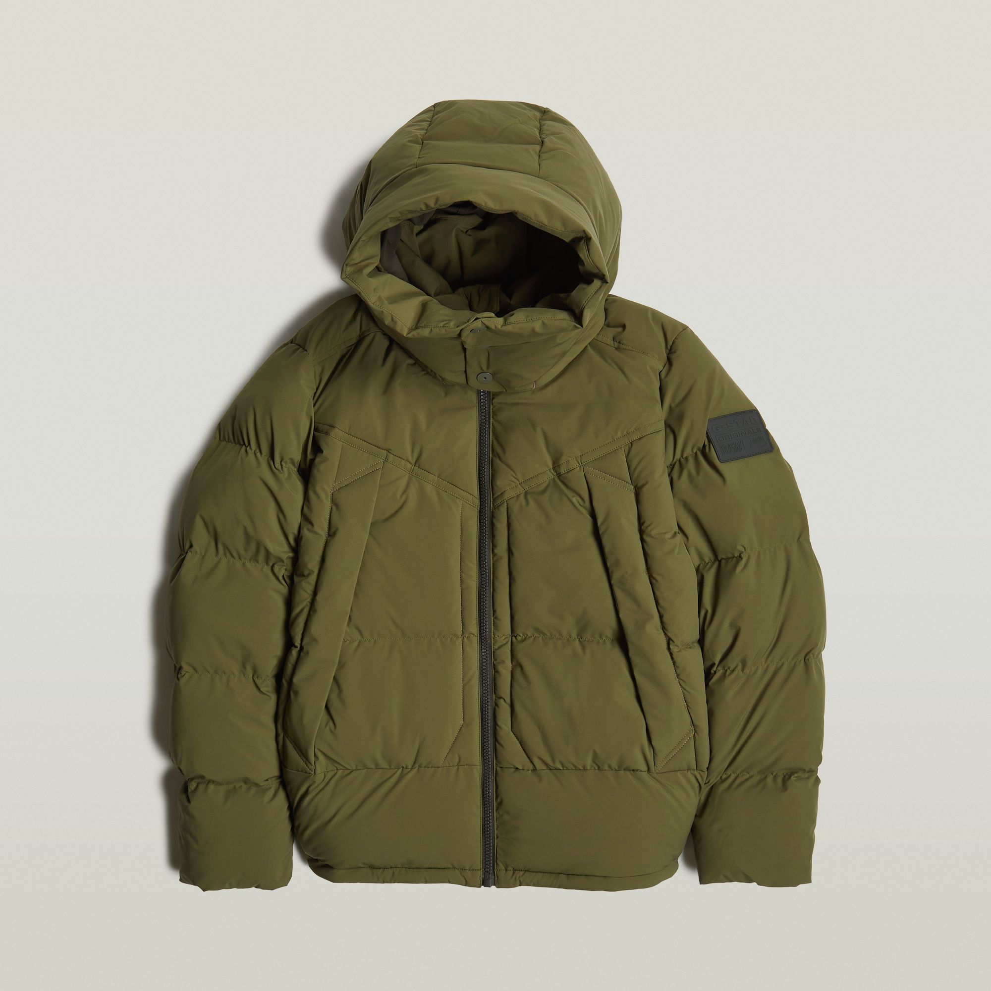 G-Star RAW G- Whistler 2.0 Gewatteerd Jack Met Capuchon Groen Heren