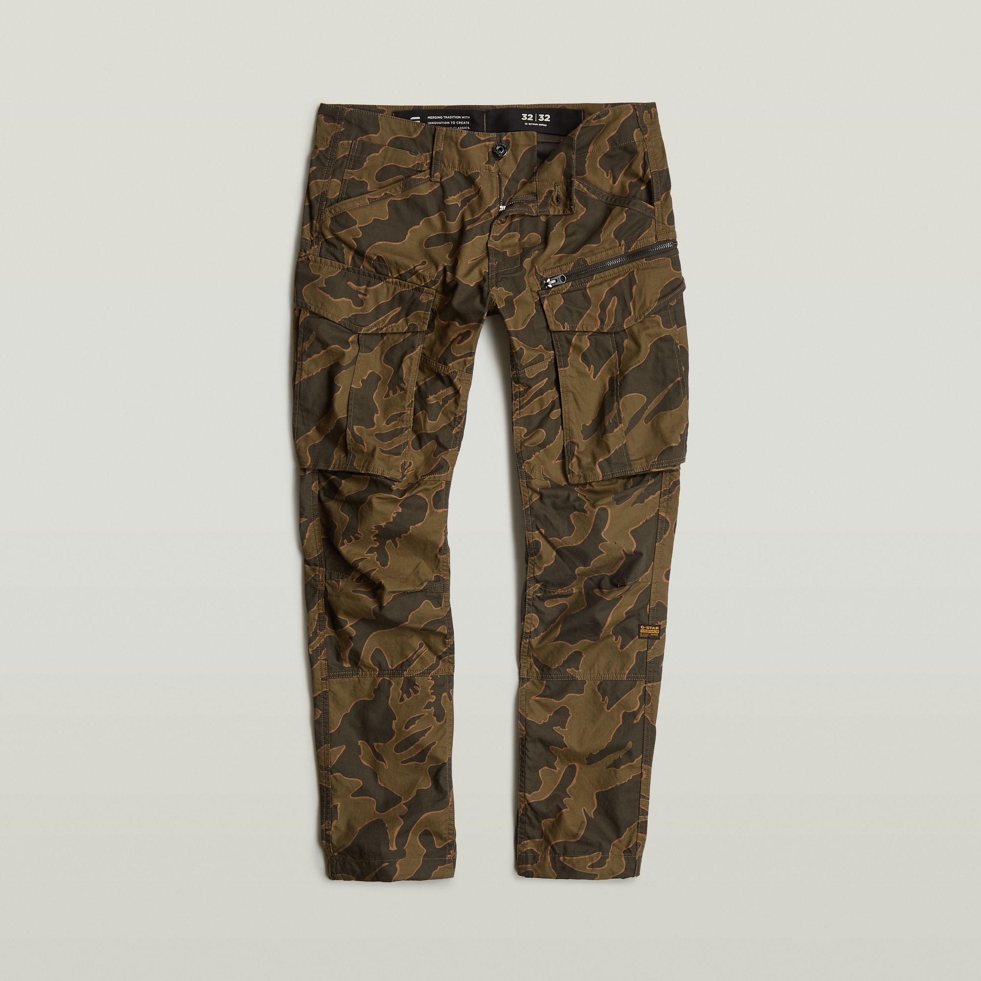 G-Star RAW Rovic Broek Zip 3D Regular Tapered Meerkleurig Heren